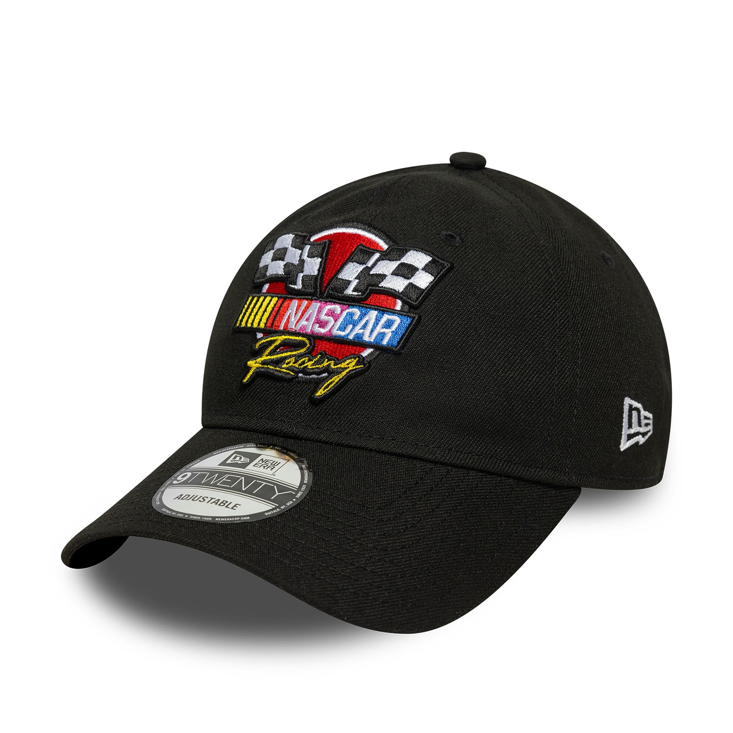 NASCAR Logo New Era 9TWENTY Adjustable Cap Schwarz