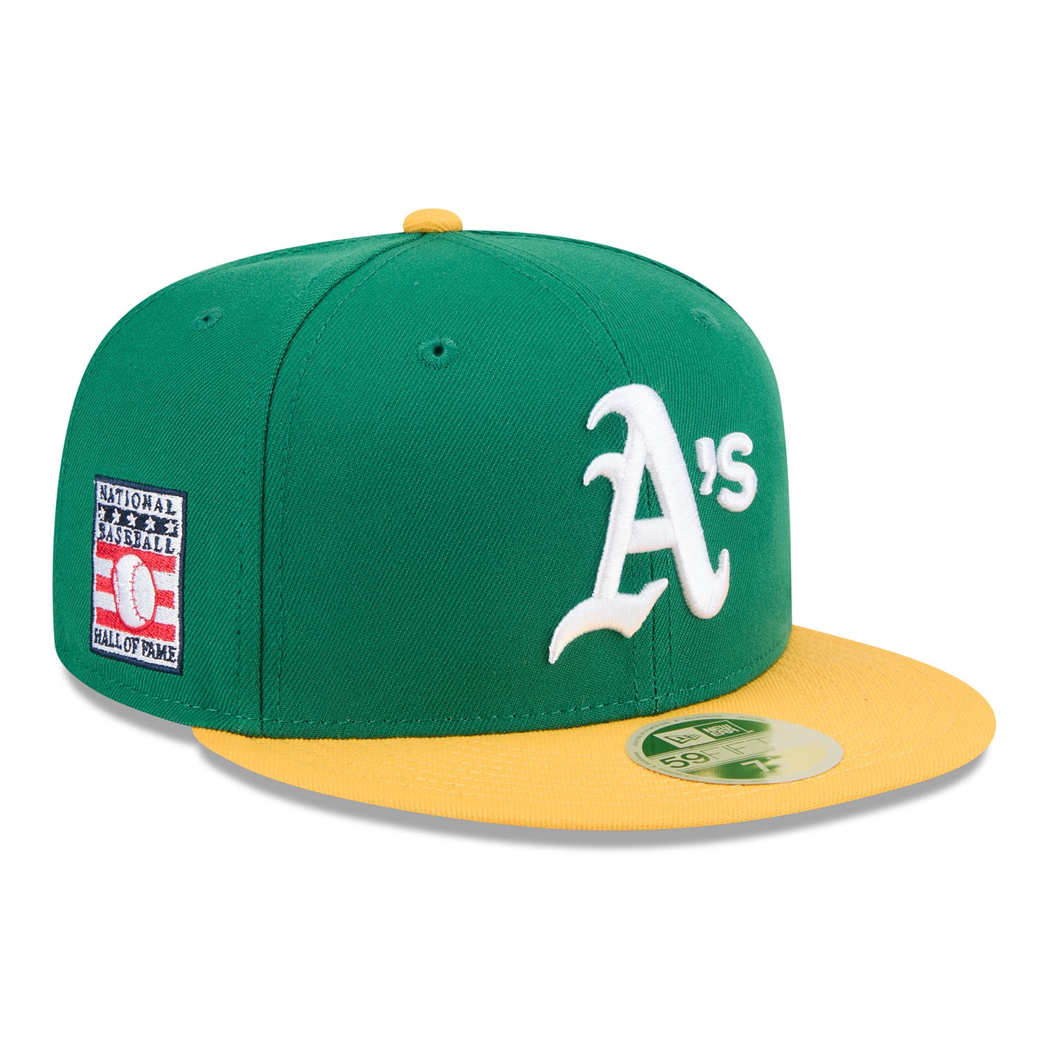 Oakland Athletics 2025 MLB Hall of Fame 59FIFTY Fitted Cap Grün