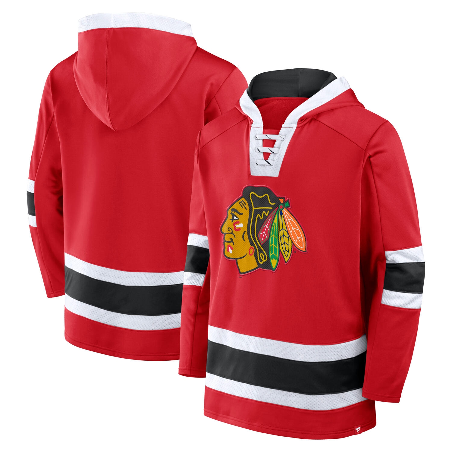 Chicago Blackhawks Laced NHL Hoodie Rot