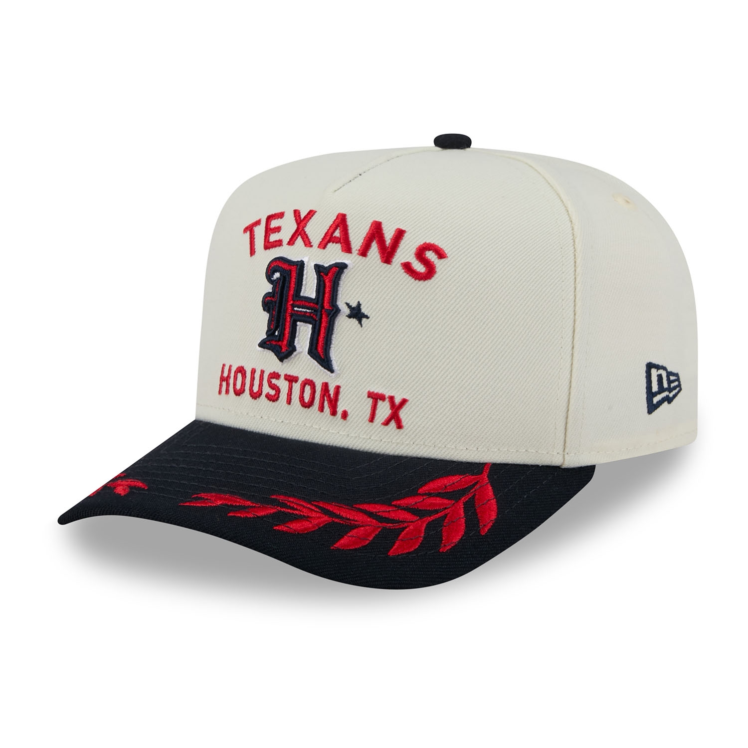 Houston Texans 2025 NFL Draft 9FIFTY A-Frame Snapback Cap Cream