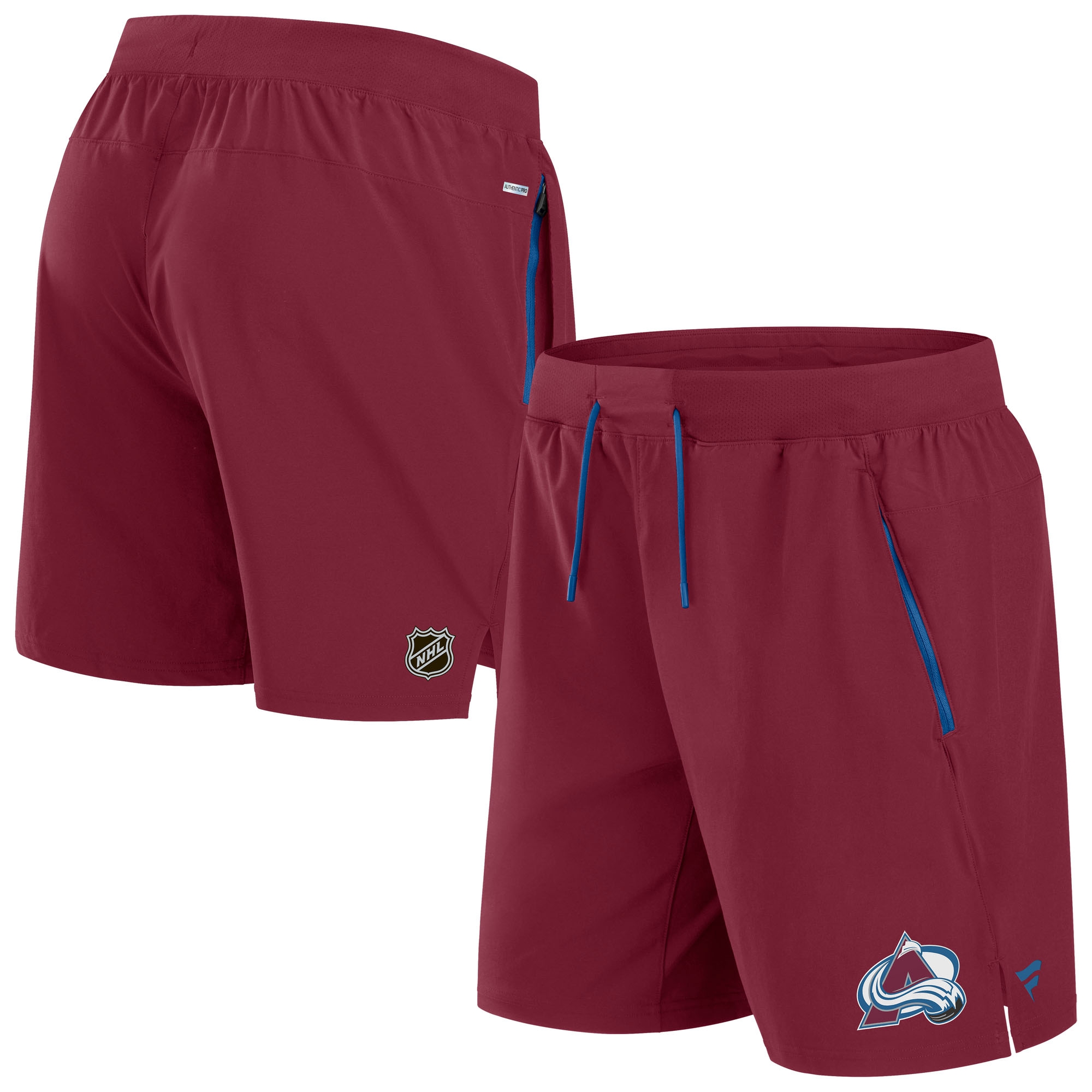 Colorado Avalanche 2024/25 Authentic Pro Locker Room NHL Shorts Rot