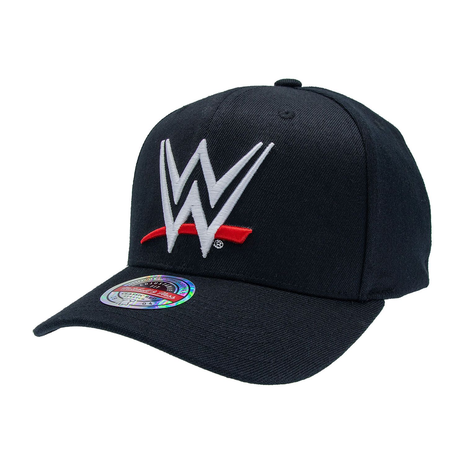 Throwback WWE Mitchell & Ness Classic Red Snapback Cap Black
