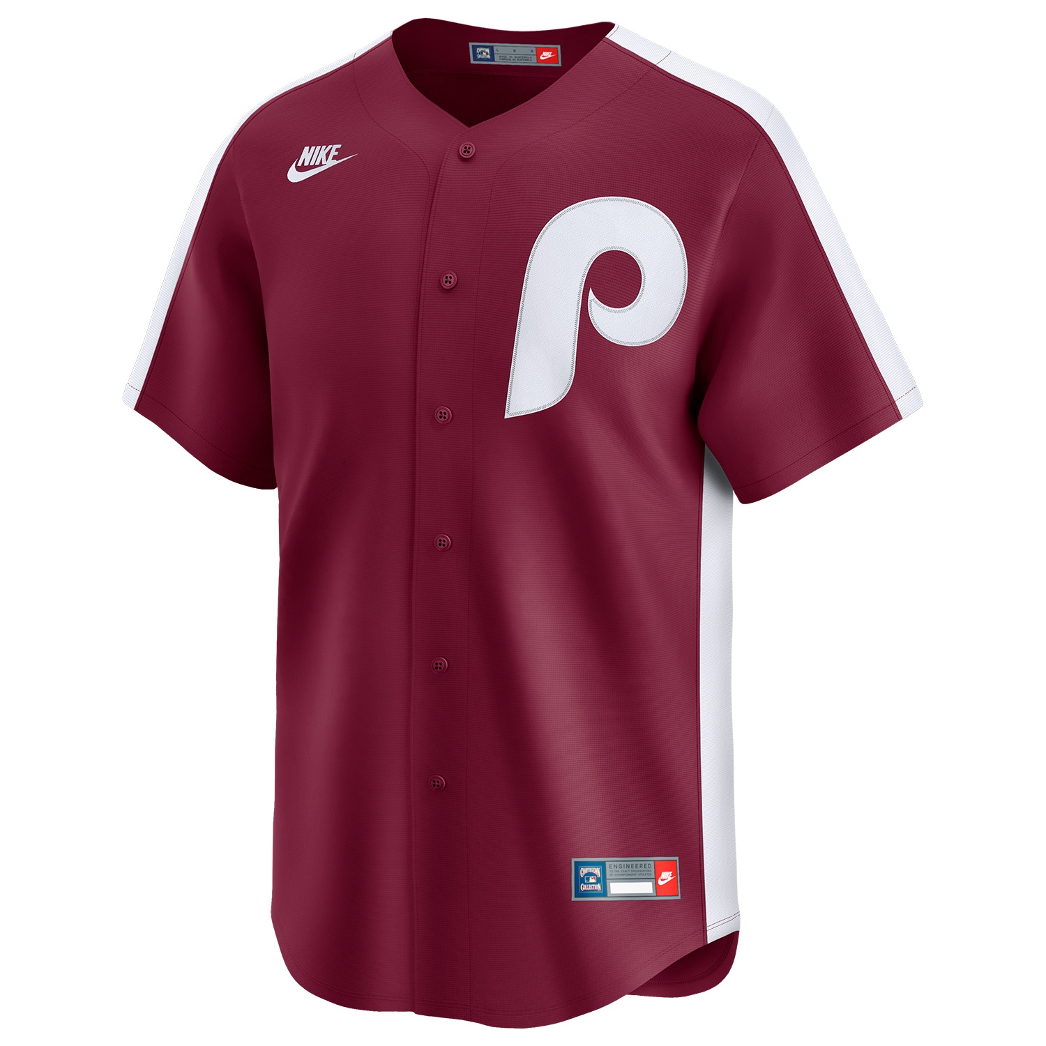 Philadelphia Phillies Cooperstown Nike Limited MLB Trikot Maroon