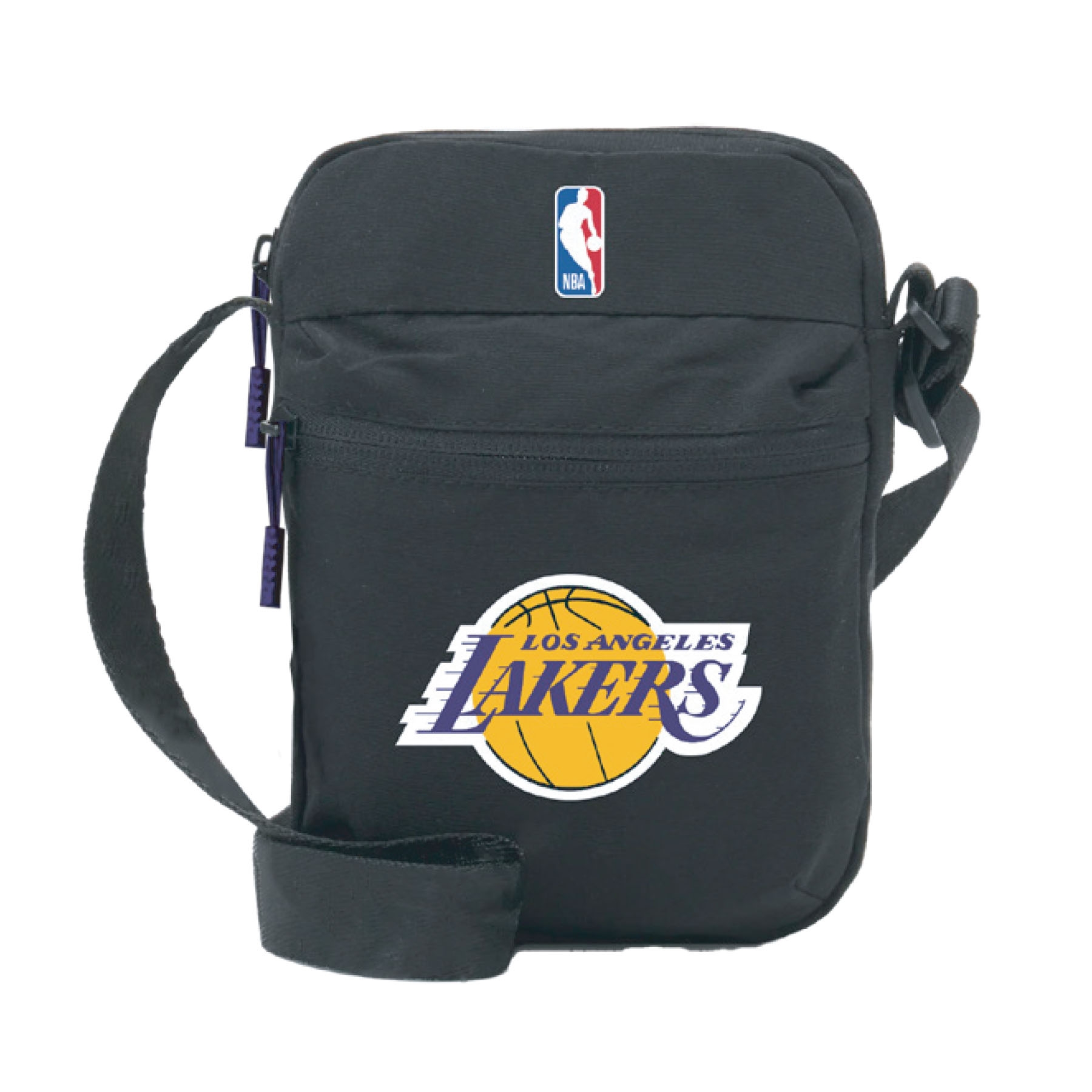 Los Angeles Lakers NBA Side Bag Schwarz