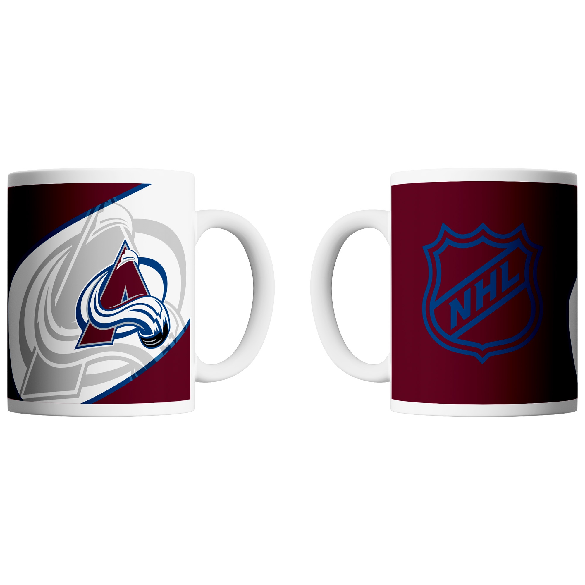 Colorado Avalanche Shadow Logo & Shield NHL Becher (330 ml)