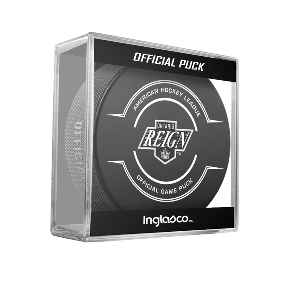 Ontario Reign AHL Official Game Puck