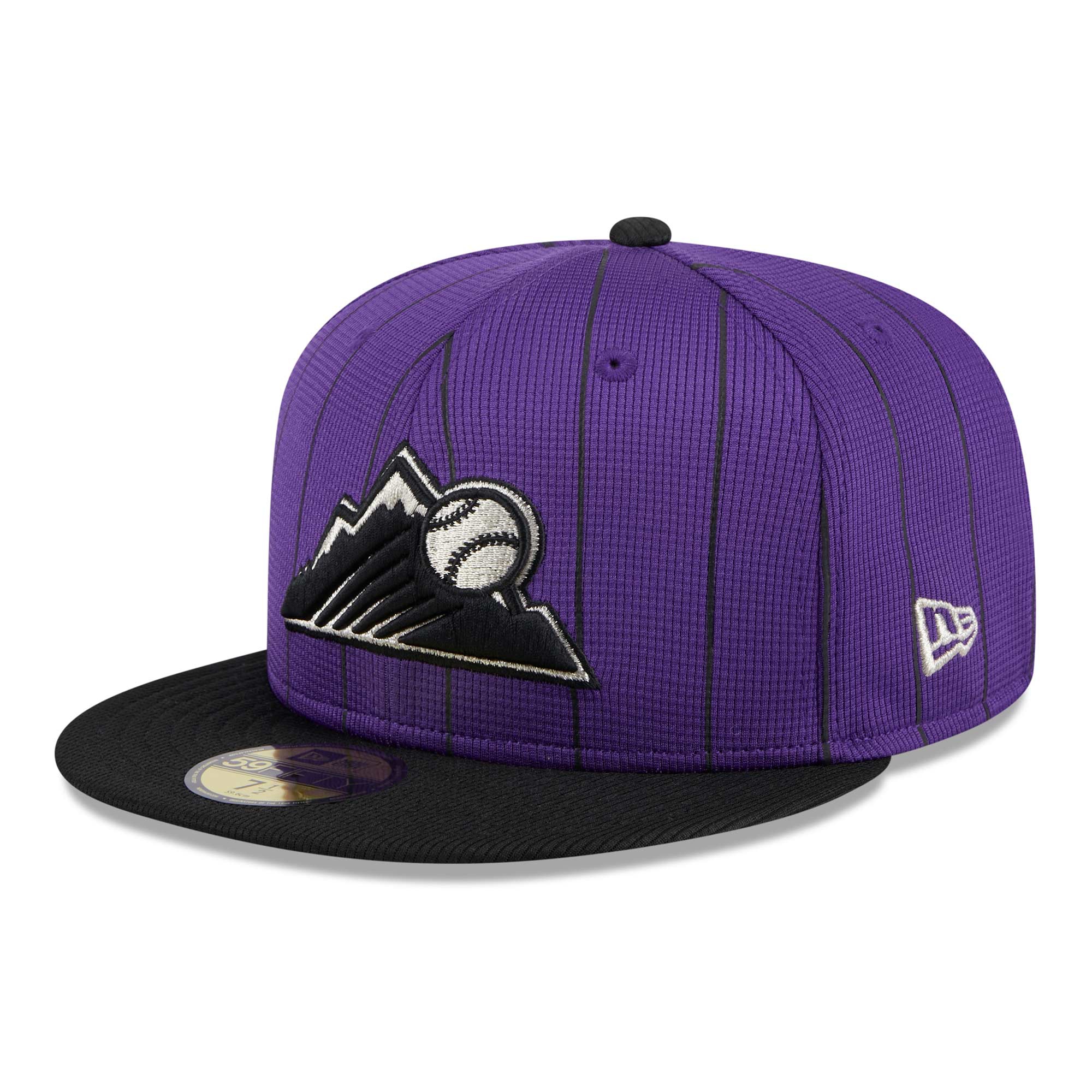Colorado Rockies 2025 MLB Batting Practice New Era 59FIFTY Fitted Cap