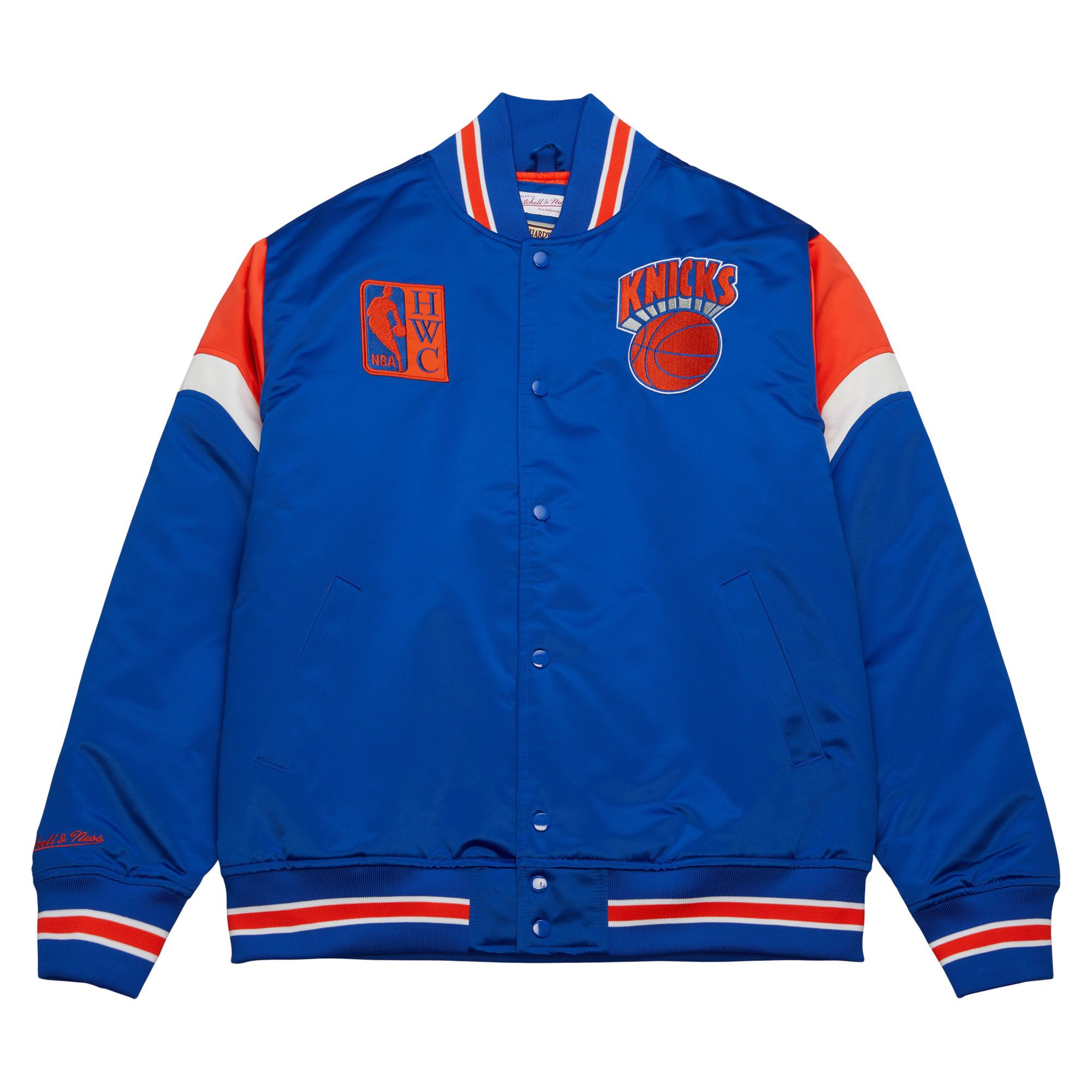 New York Knicks Mitchell & Ness Heavyweight Satin NBA Jacket
