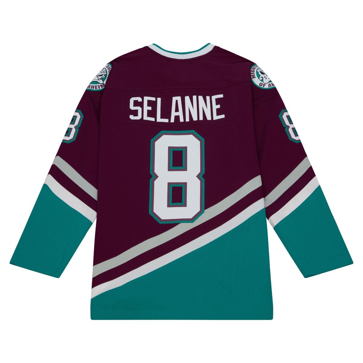 Teemu Selanne #8 Anaheim Mighty Ducks 1996-97 Mitchell & Ness NHL Trikot
