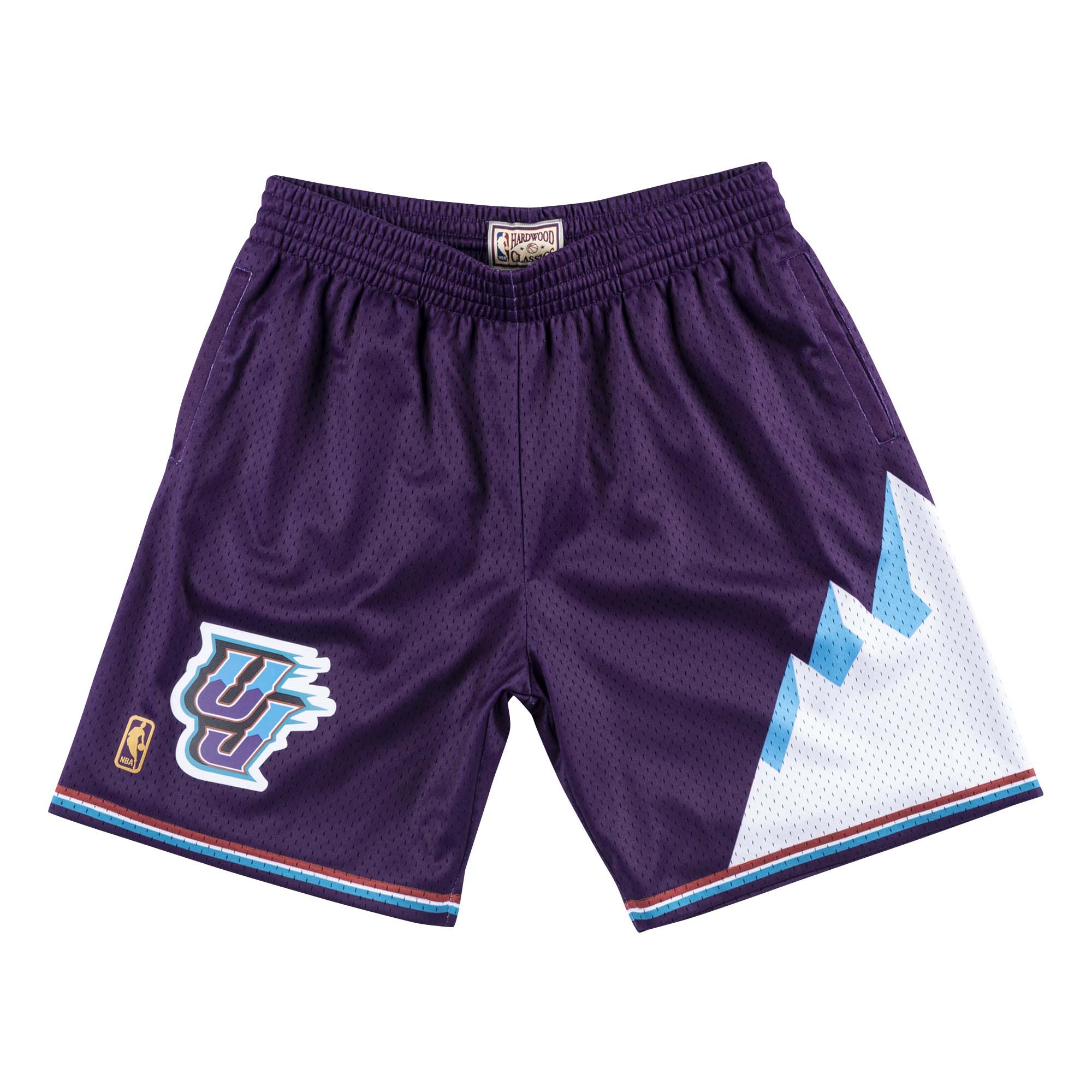 Utah Jazz 1996-97 Mitchell & Ness Swingman NBA Shorts Lila