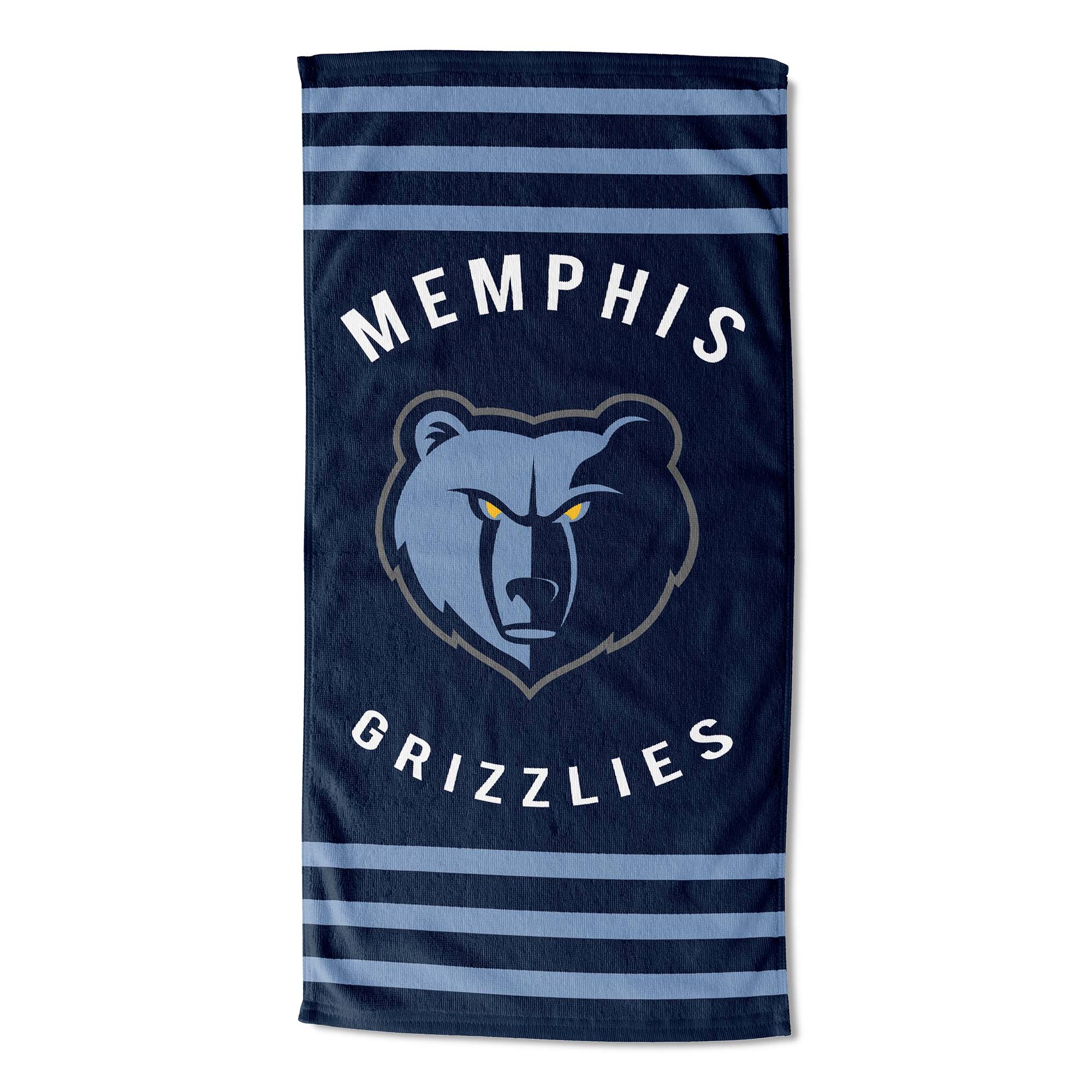 Memphis Grizzlies Stripes NBA Beach Towel