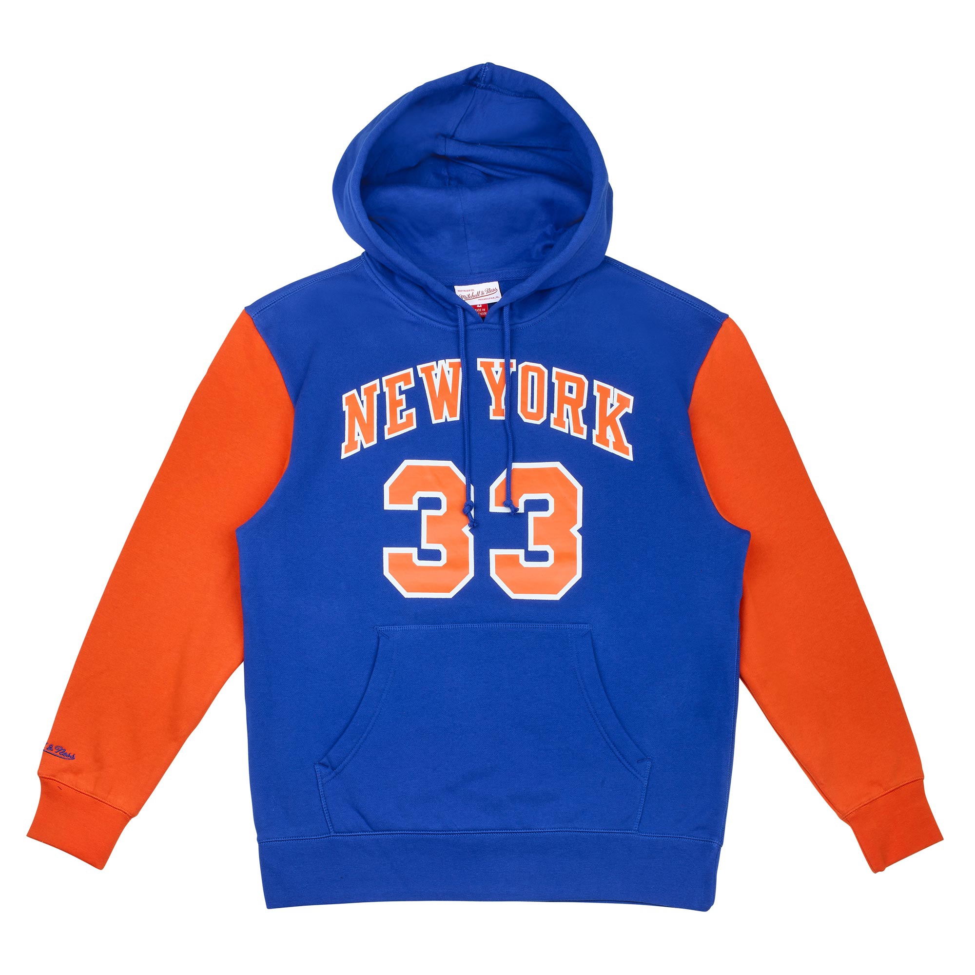 Patrick Ewing #33 New York Knicks N&N Player NBA Hoodie Blue