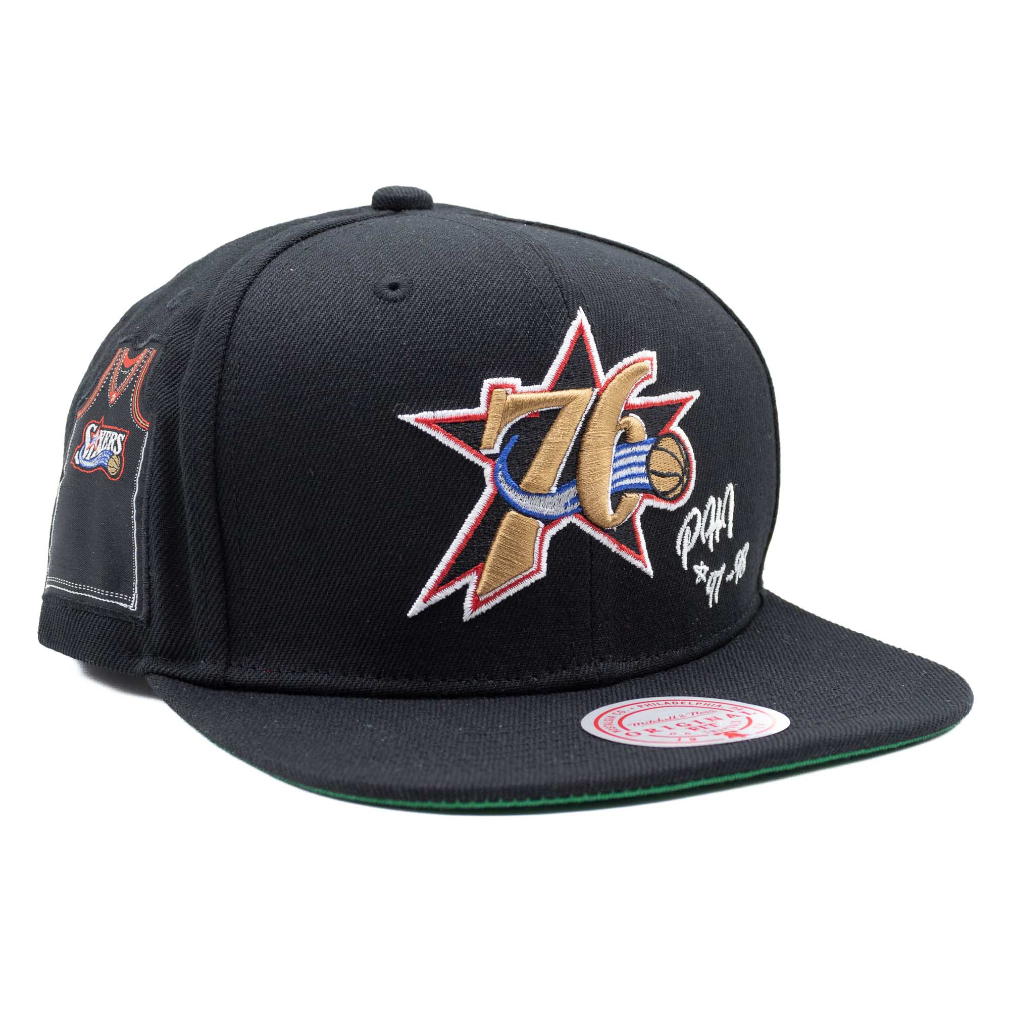 Philadelphia 76ers Jersey Love Mitchell & Ness Snapback NBA Cap Schwarz