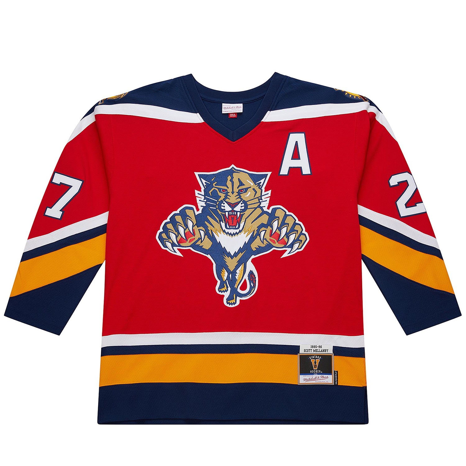 Scott Mellanby #27 Florida Panthers 1995-96 Premium Power Play NHL Trikot Rot