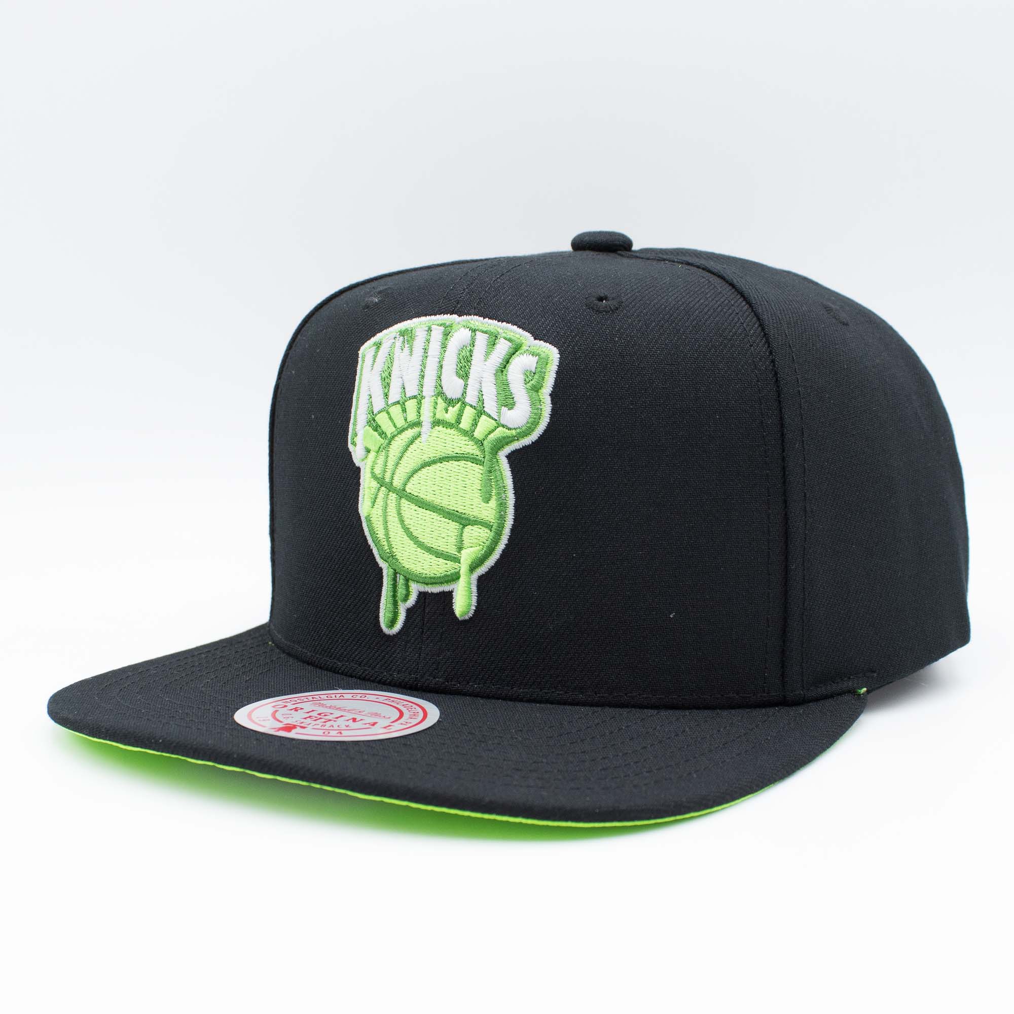 New York Knicks Slime Drip Snapback NBA Cap Black