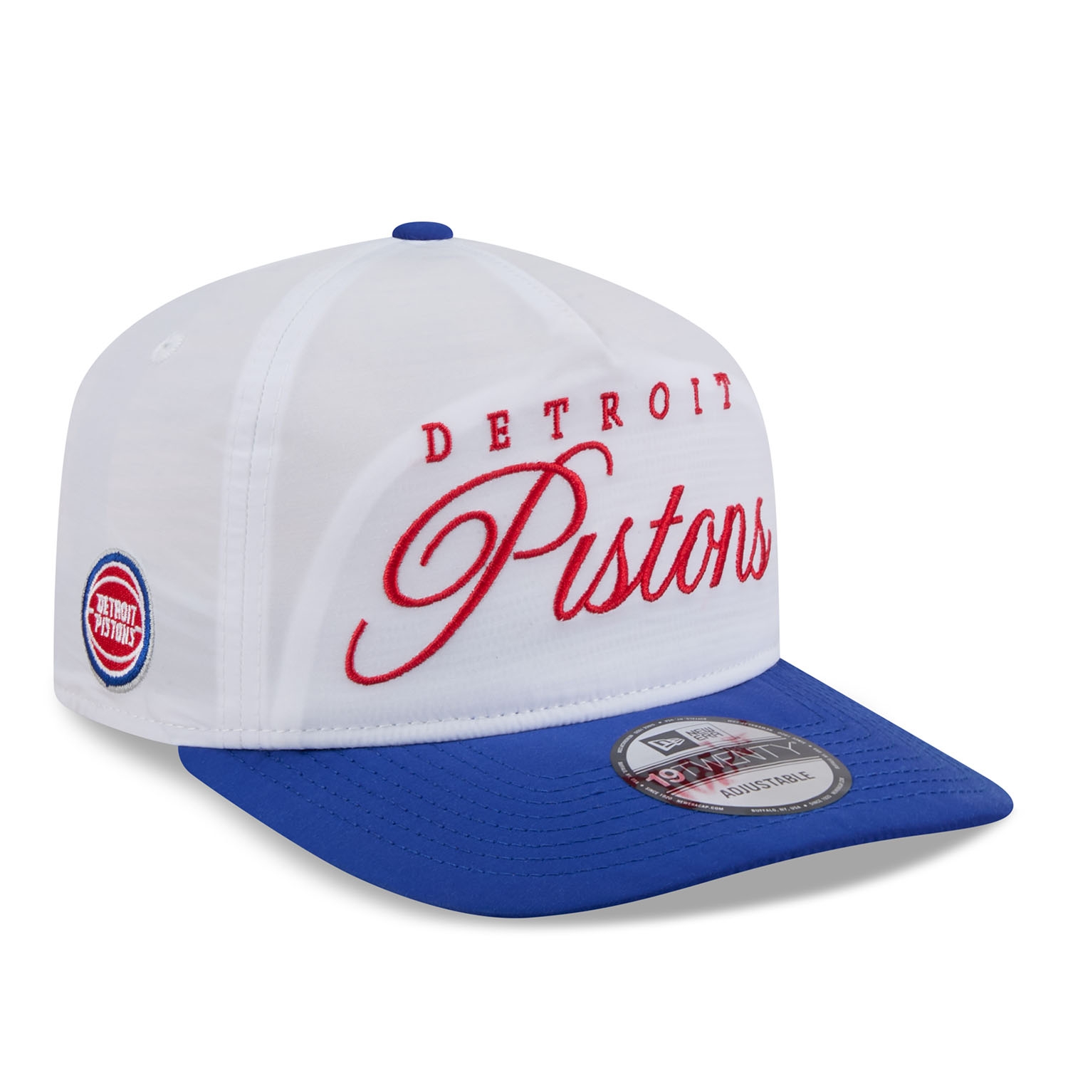 Detroit Pistons 2025 NBA Draft 19TWENTY Adjustable Cap OTC Weiß