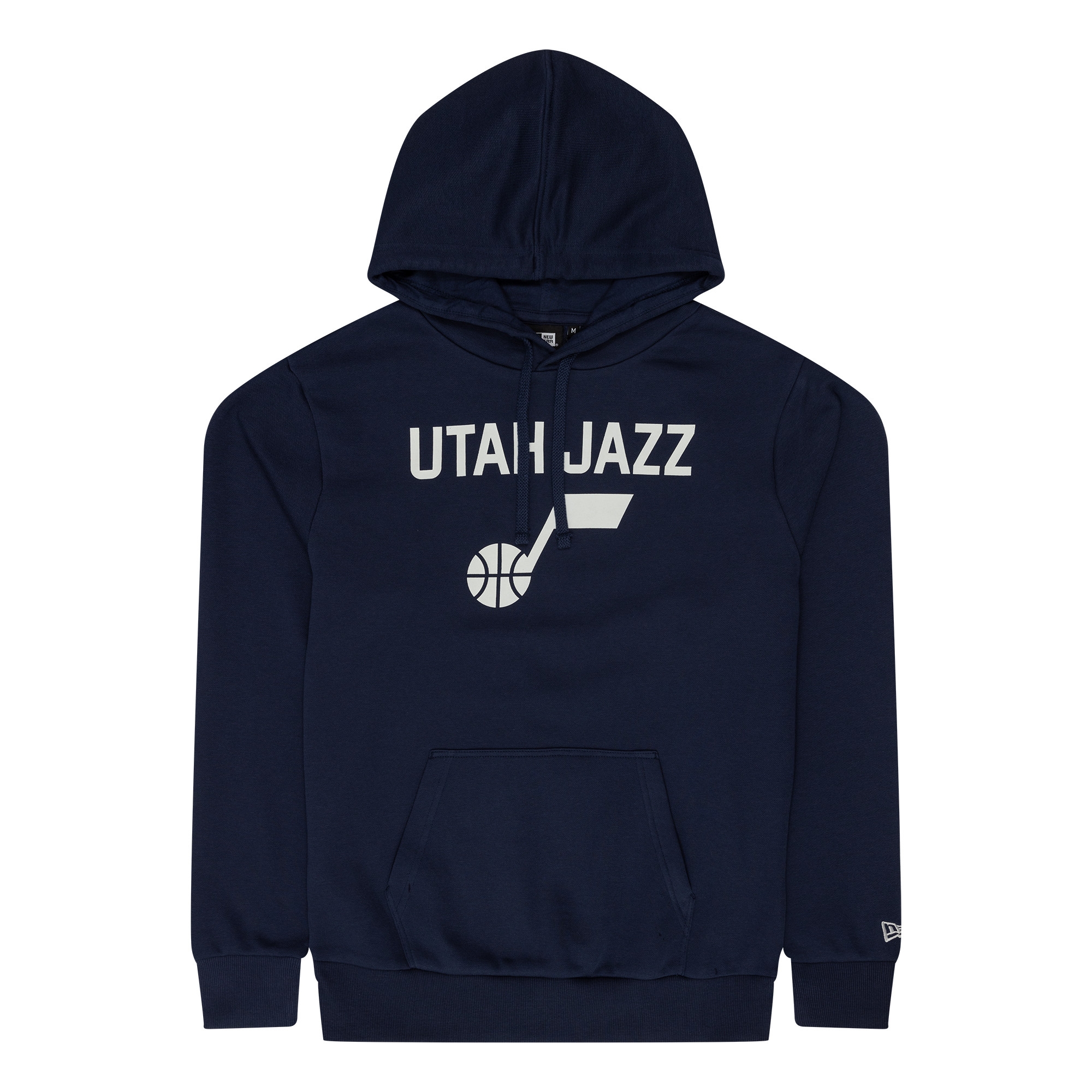 Utah Jazz Team Logo New Era Hoodie NBA Sweatshirt Navy