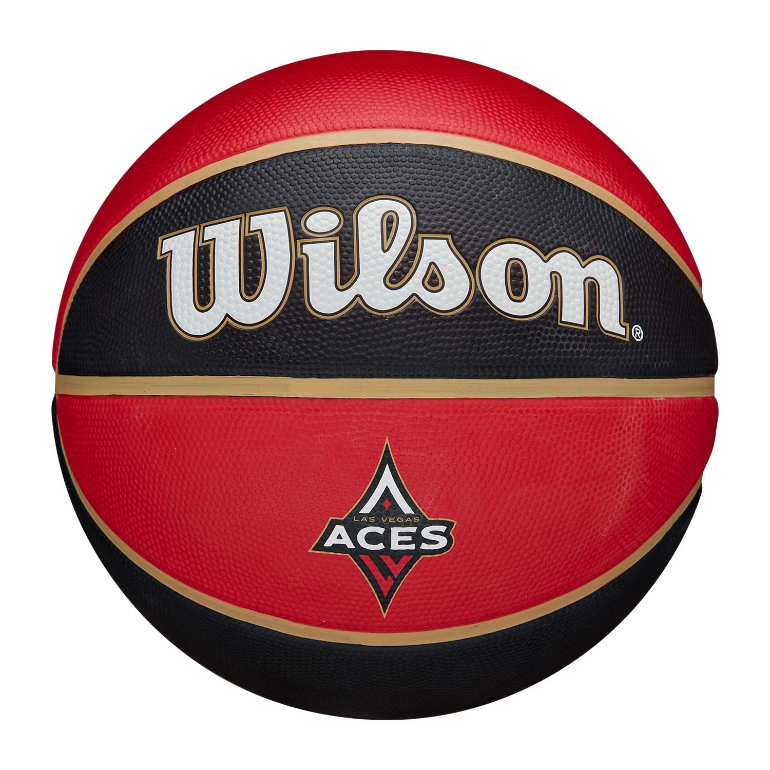Las Vegas Aces Wilson Team Tribute WNBA Basketball (Size 6)