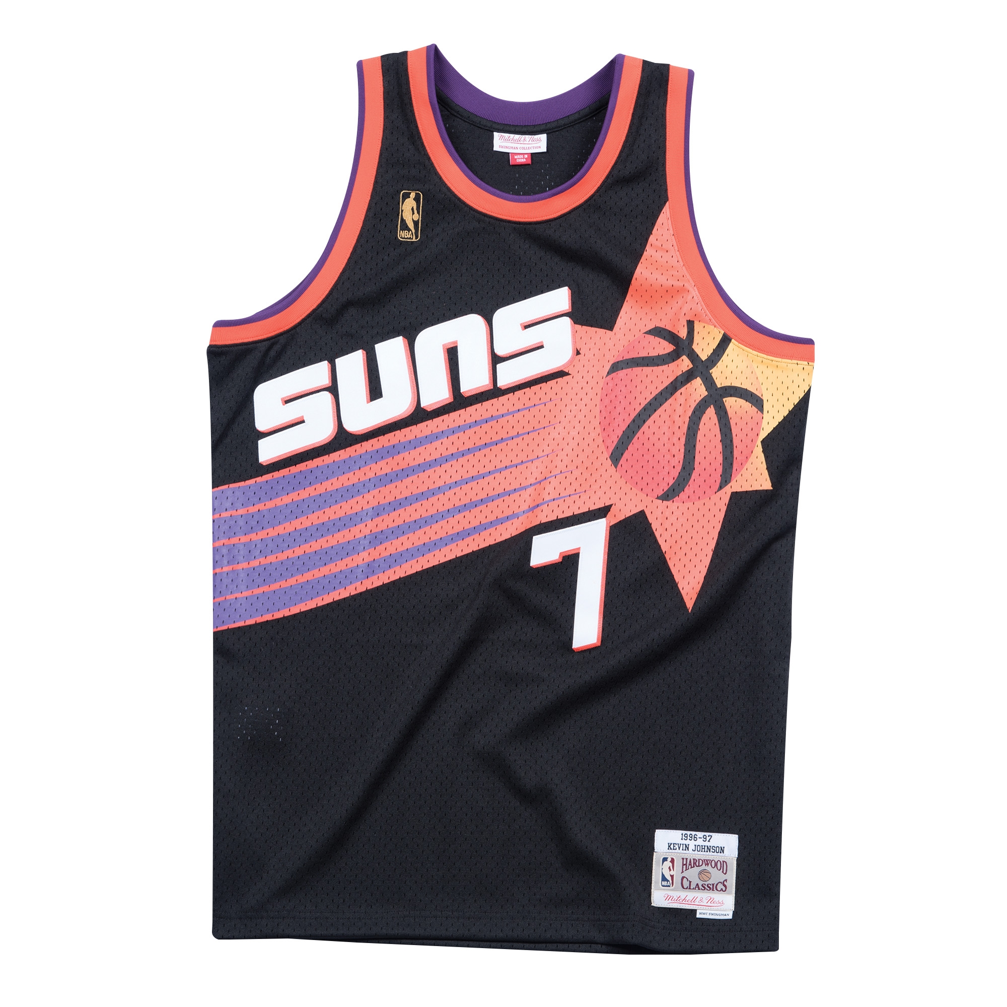 Kevin Johnson #7 Phoenix Suns 1996-97 Mitchell & Ness Swingman NBA Trikot