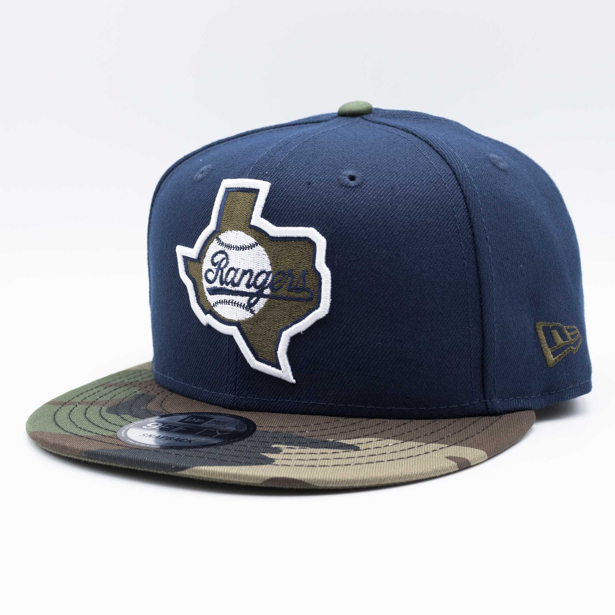 Texas Rangers Camouflage New Era 9FIFTY Snapback MLB Cap