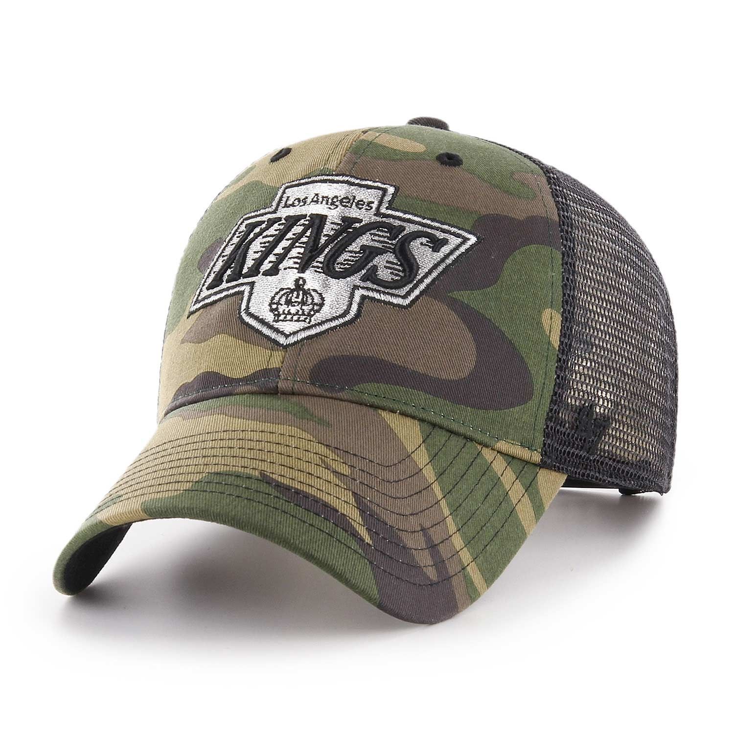 Los Angeles Kings Vintage Camo '47 Branson NHL Trucker Cap