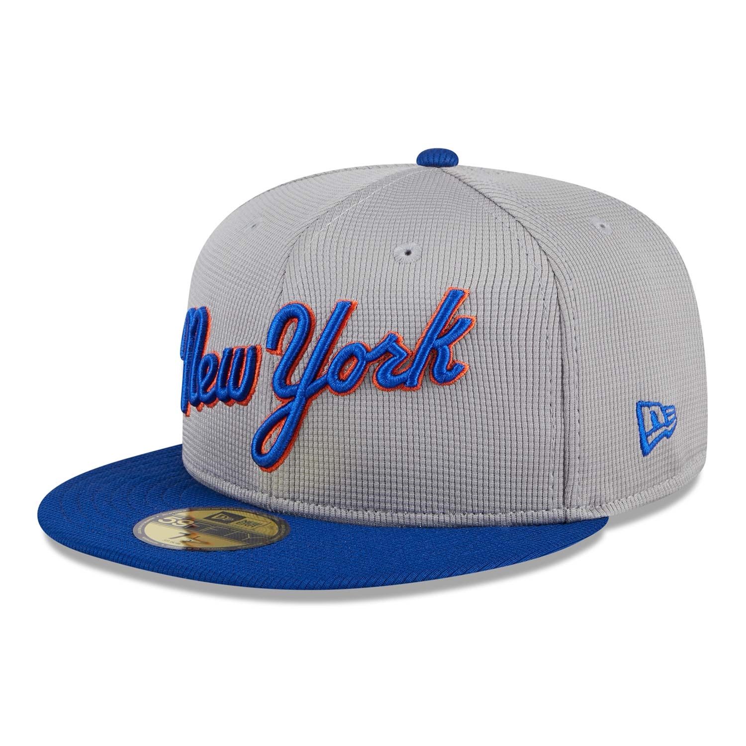 New York Mets Road 2025 MLB Batting Practice New Era 59FIFTY Fitted Cap