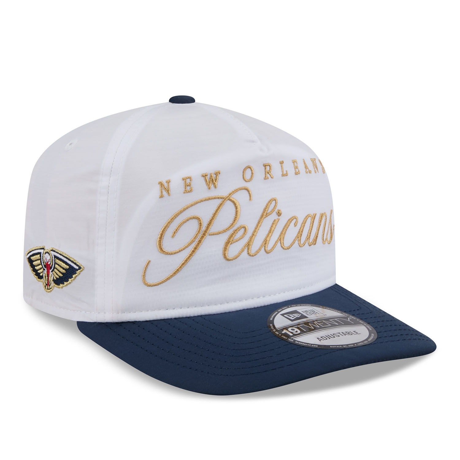 New Orleans Pelicans 2025 NBA Draft 19TWENTY Adjustable Cap OTC Weiß