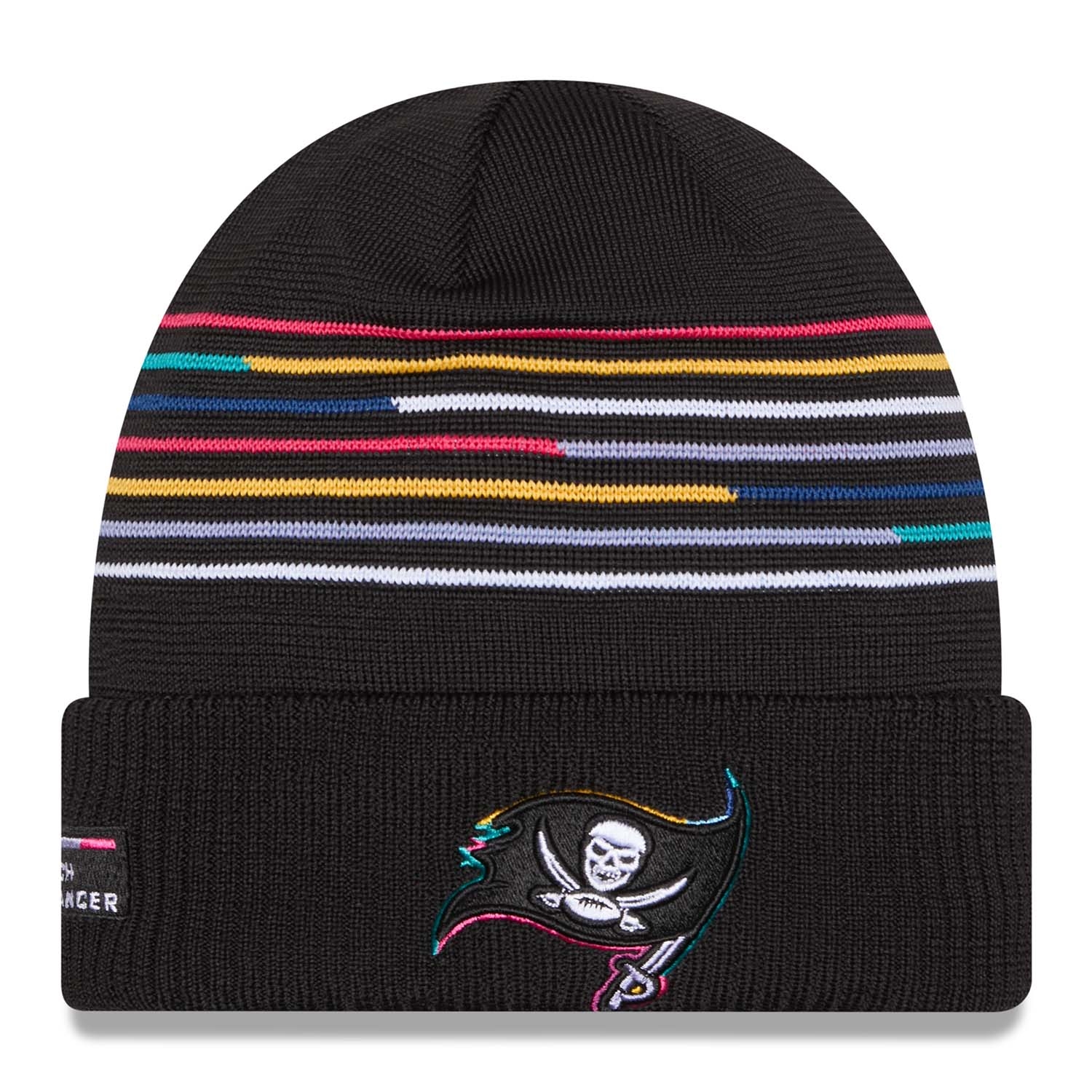 Tampa Bay Buccaneers 2025 NFL Crucial Catch New Era Knit Hat