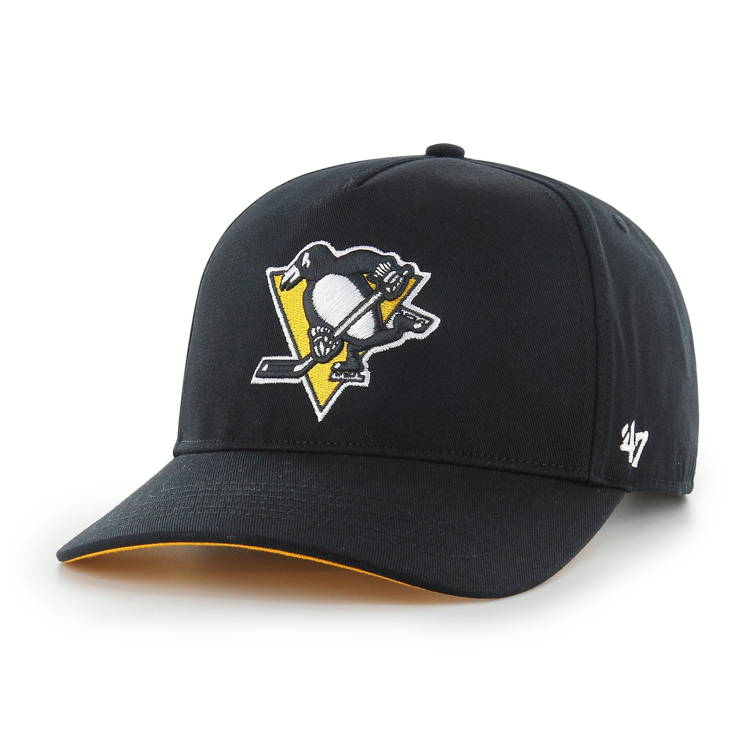 Pittsburgh Penguins Hitch Vintage '47 Adjustable NHL Cap Black