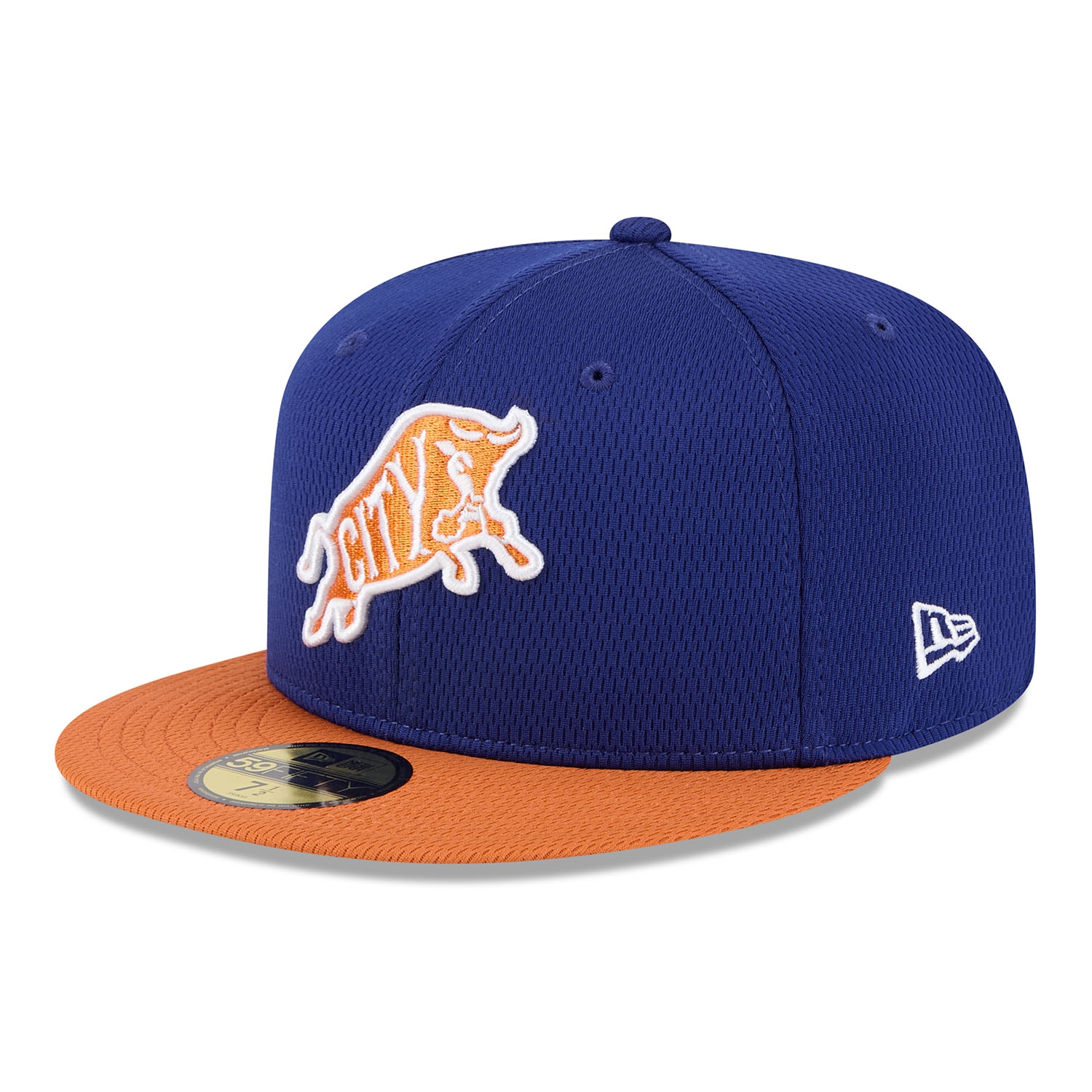 Durham Bulls MiLB Batting Practice Authentic 59FIFTY Fitted Cap Blau