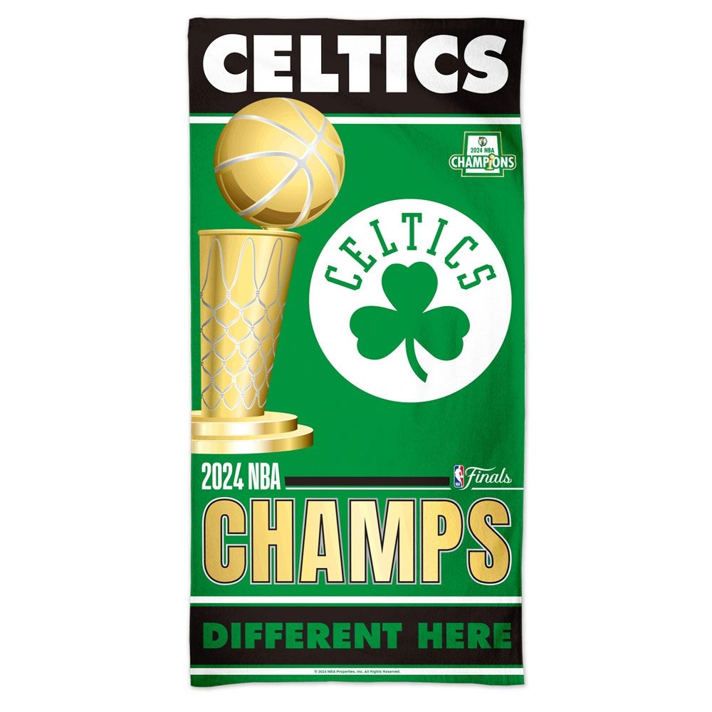 Boston Celtics 2024 NBA Champions WinCraft NBA Beach Towel