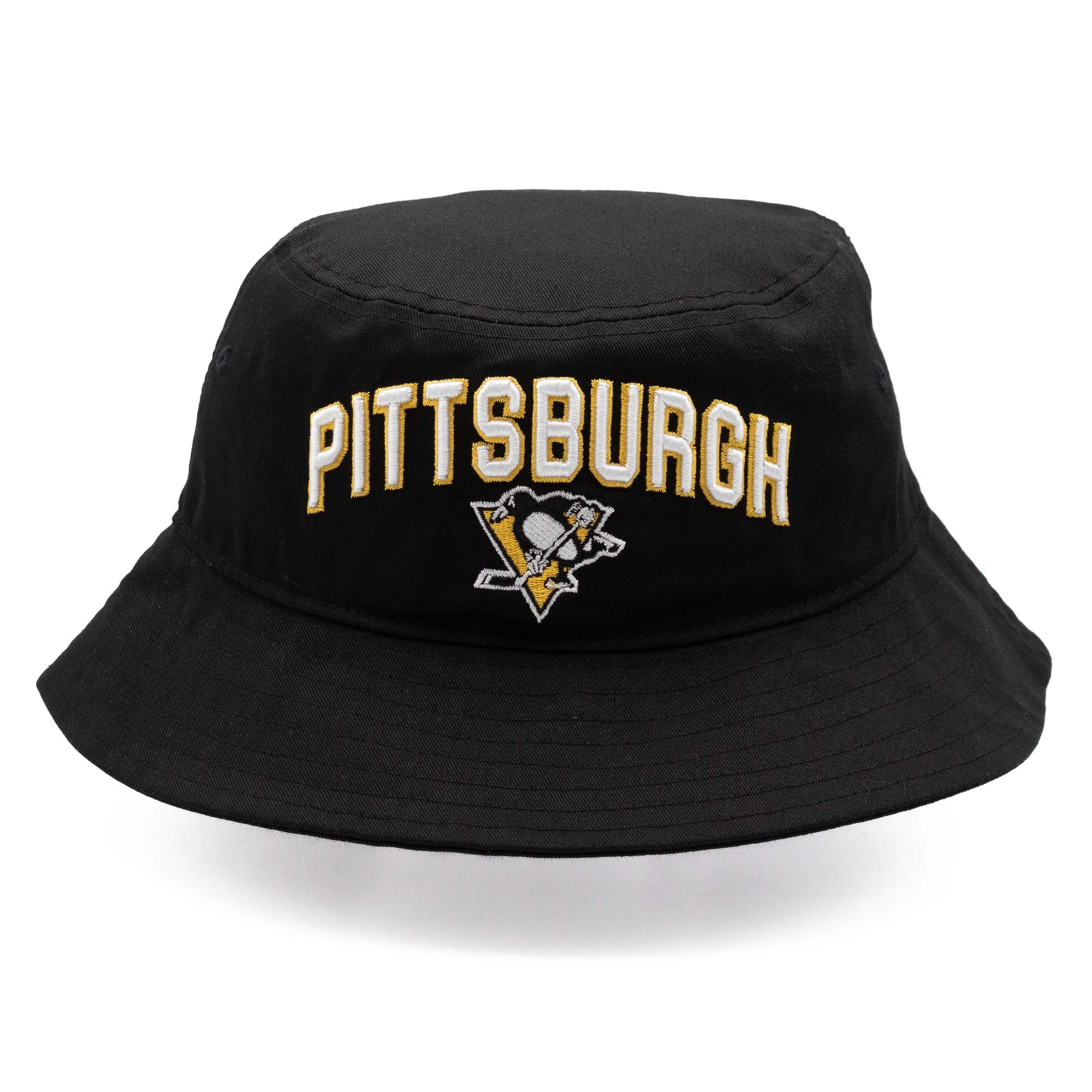Pittsburgh Penguins Starter Slapshot NHL Bucket Hat Black