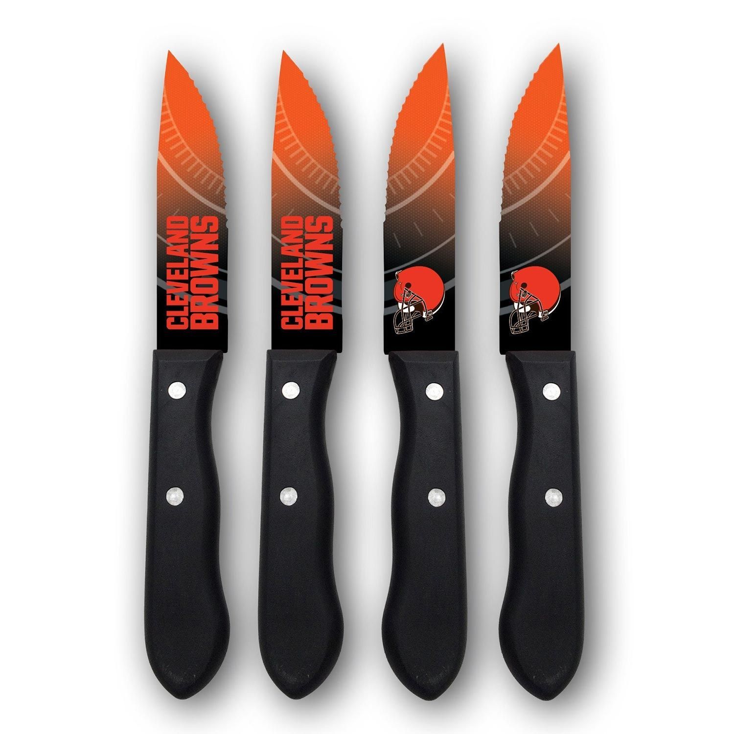 Cleveland Browns NFL Steakmesser Set (4 Stk.)