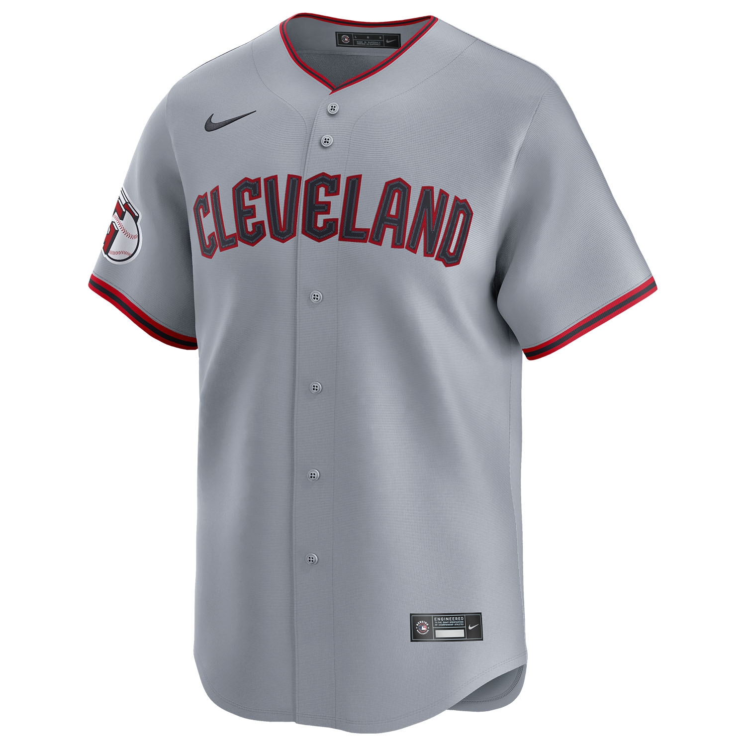 Cleveland Guardians Road Nike Limited MLB Trikot Grau