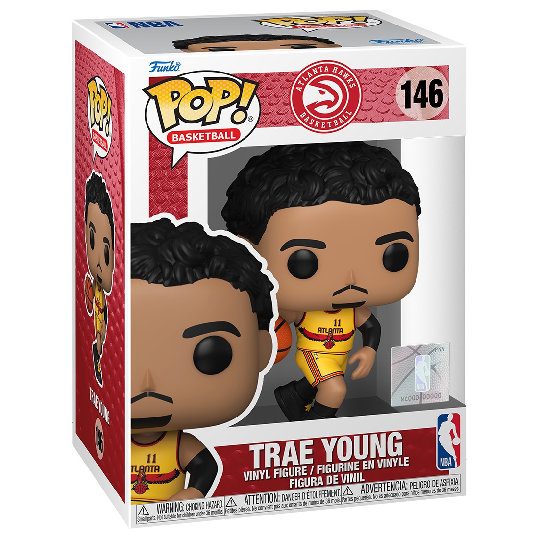 Trae Young Atlanta Hawks #146 Funko POP! Vinyl NBA Figur