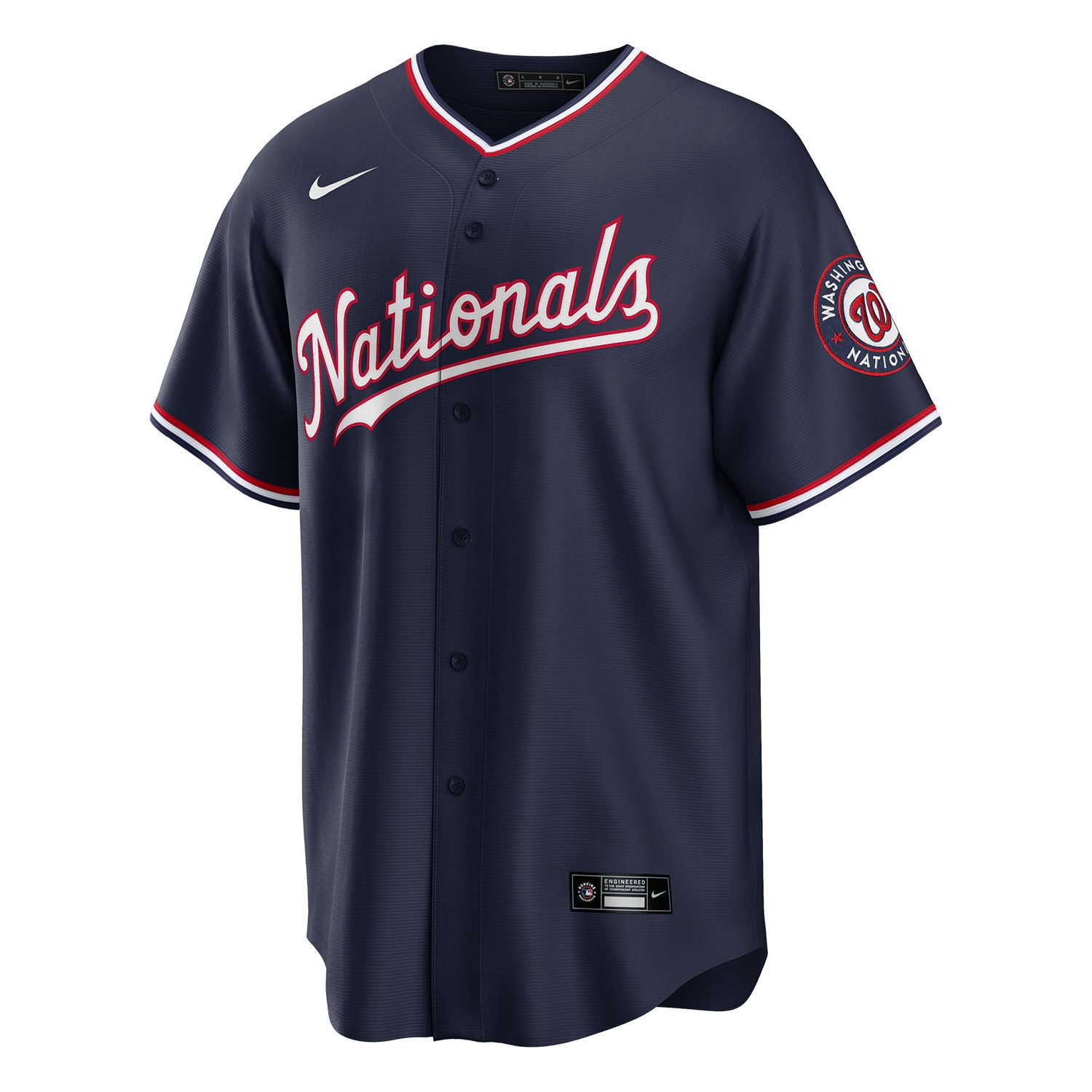 Washington Nationals Nike MLB Alternate Road Trikot Navy