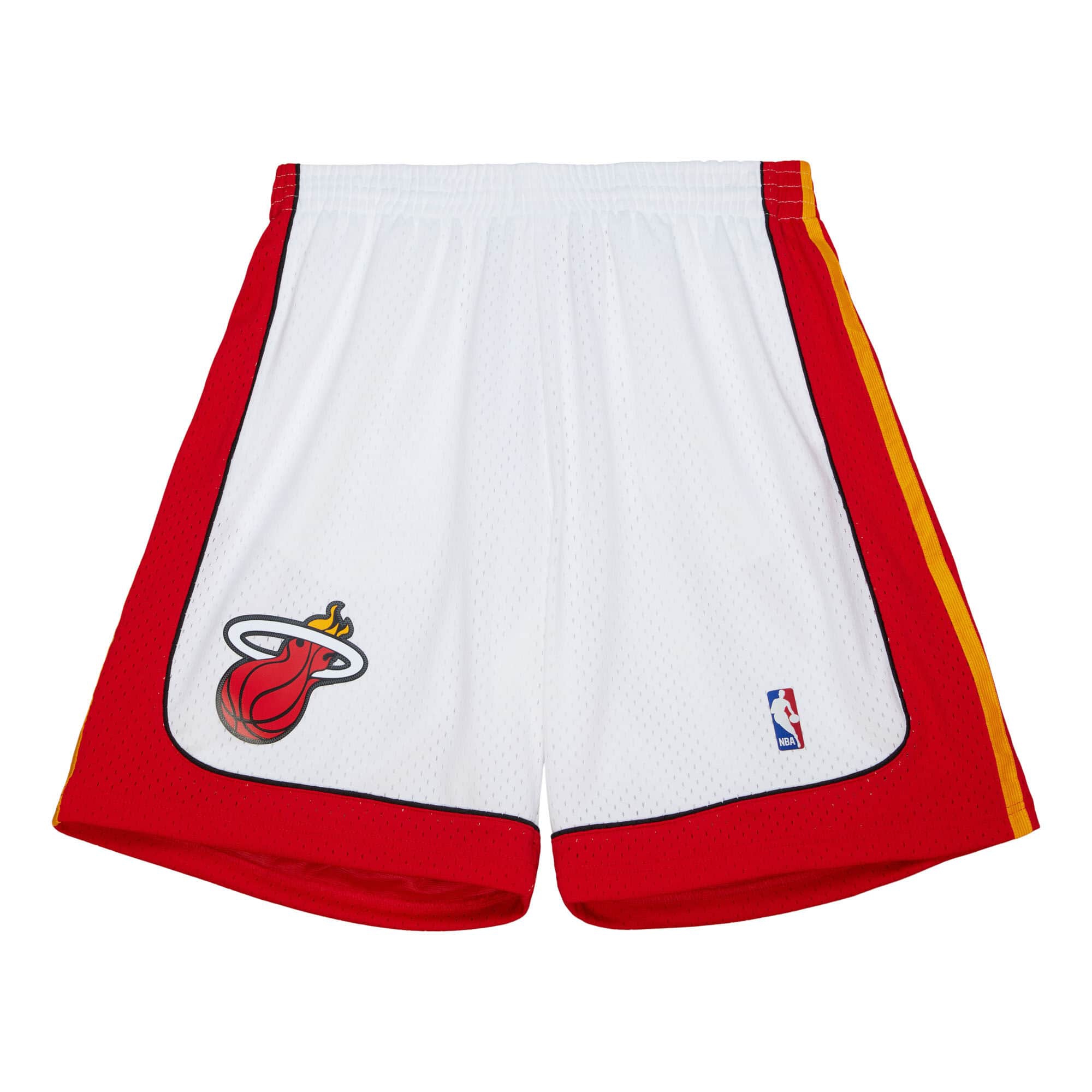 Miami Heat 2005-06 Mitchell & Ness Swingman NBA Shorts Weiß
