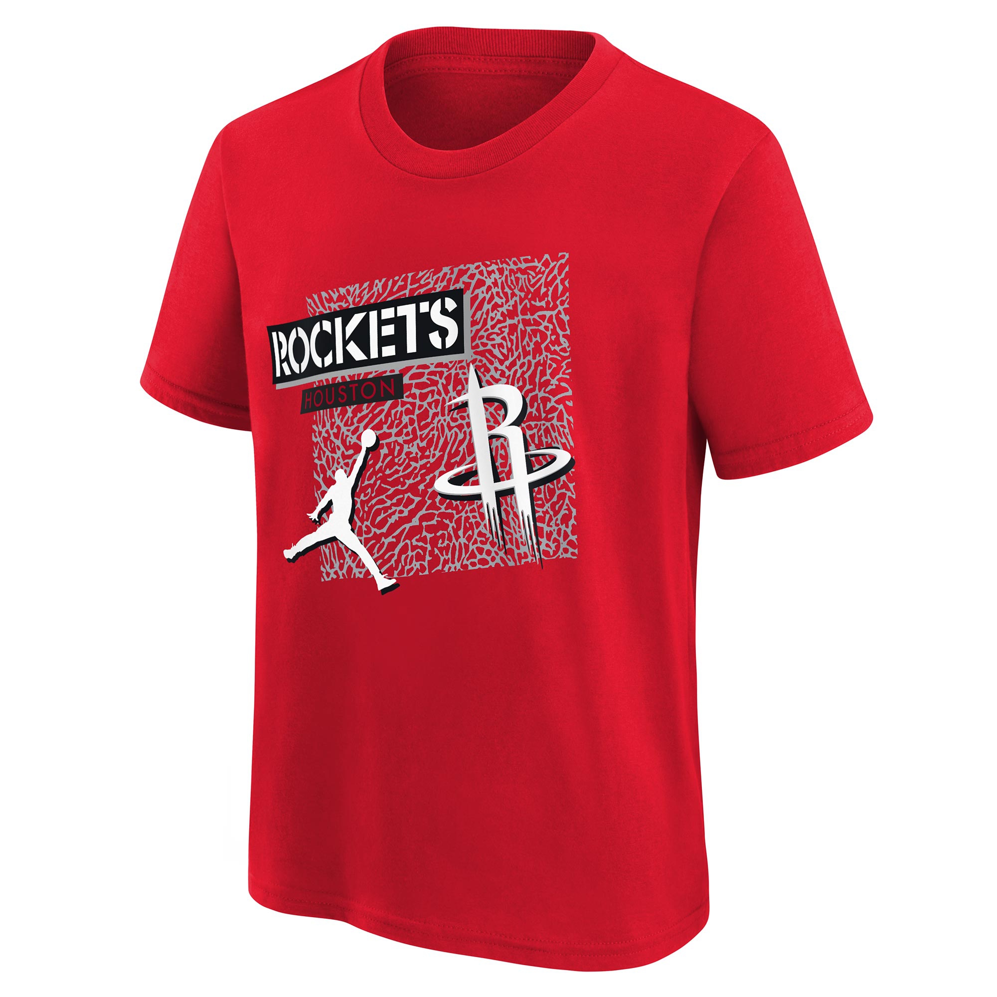 Houston Rockets Statement Jordan NBA T-Shirt Red (YOUTH)