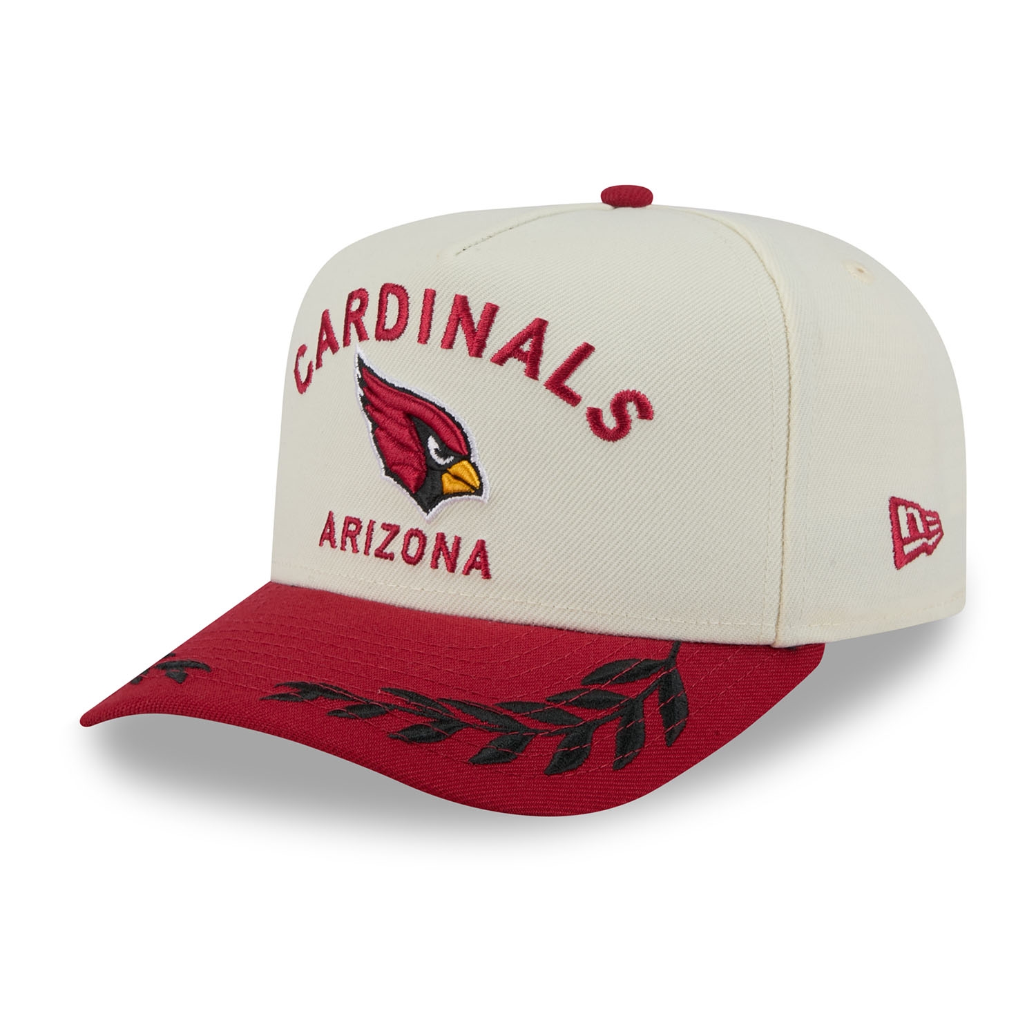Arizona Cardinals 2025 NFL Draft 9FIFTY A-Frame Snapback Cap Cream