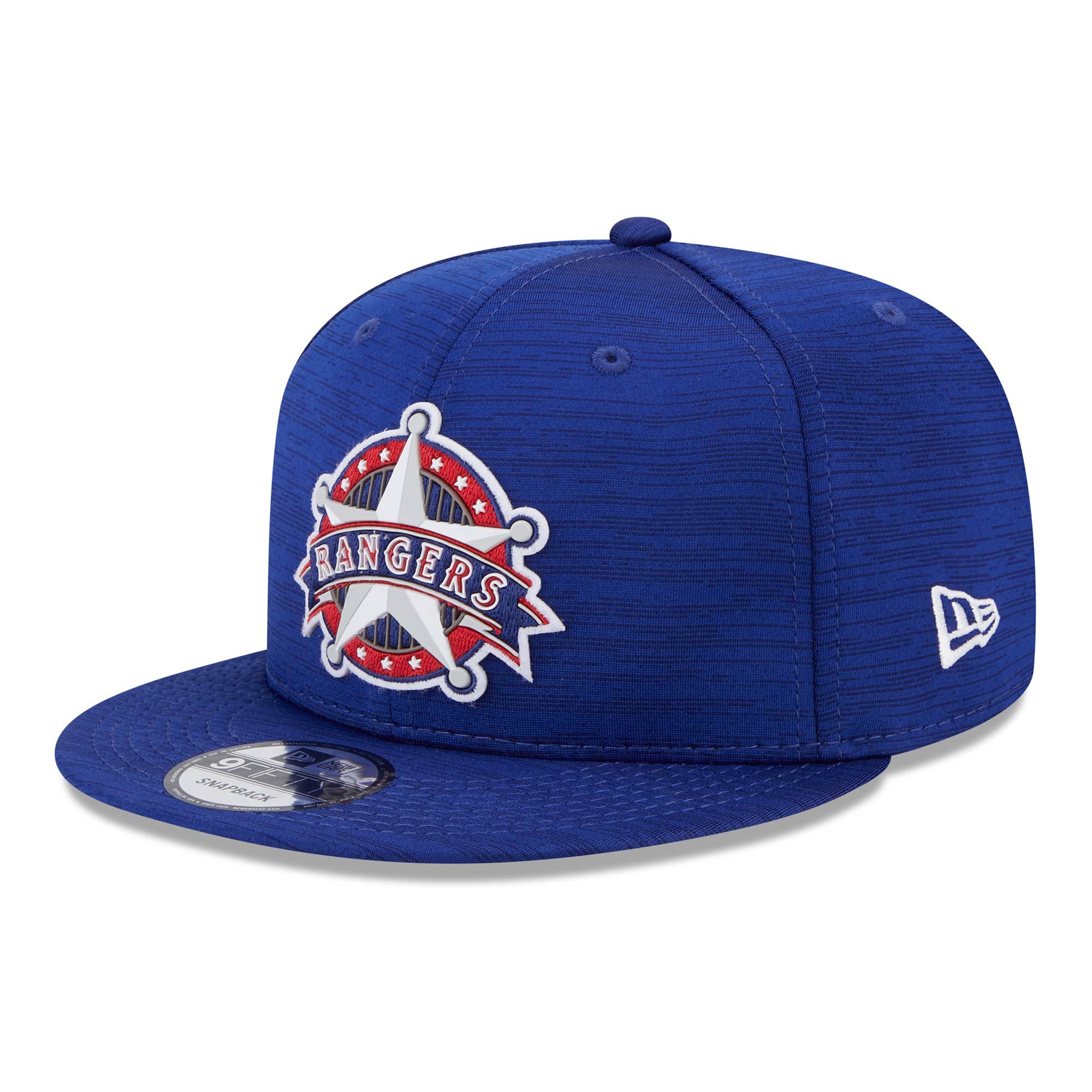 Texas Rangers 2023 MLB Clubhouse New Era 9FIFTY Snapback Cap Blau