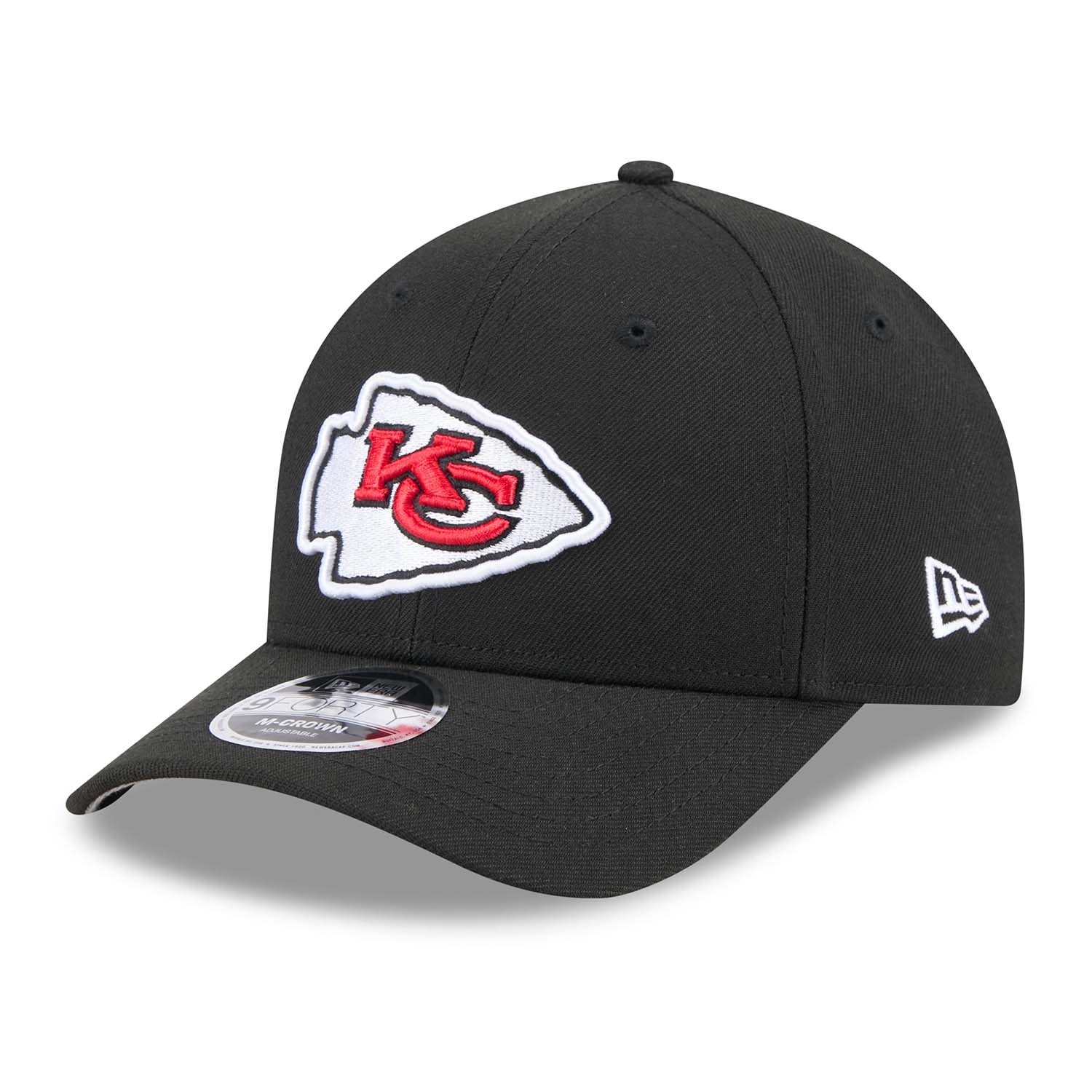 Kansas City Chiefs NFL Team Logo New Era 9FORTY M-Crown Snapback Cap Schwarz