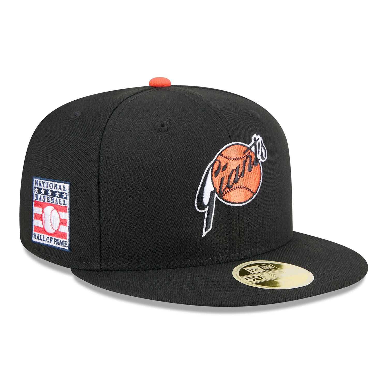 San Francisco Giants 2025 MLB Hall of Fame 59FIFTY Fitted Cap Black