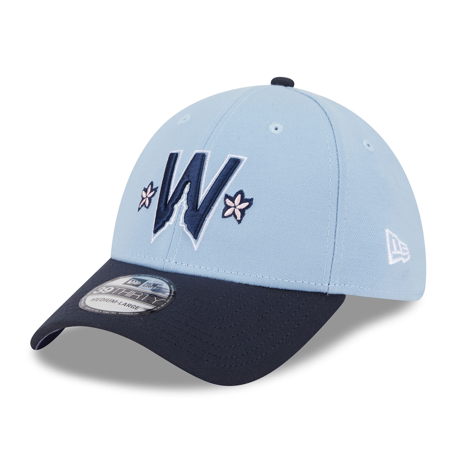 Washington Nationals MLB City Connect New Era 39THIRTY Flex Cap Blau