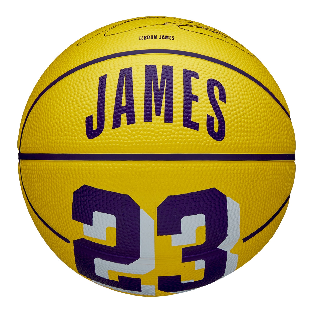 LeBron James #23 Los Angeles Lakers Wilson NBA Mini Basketball (Size 3)