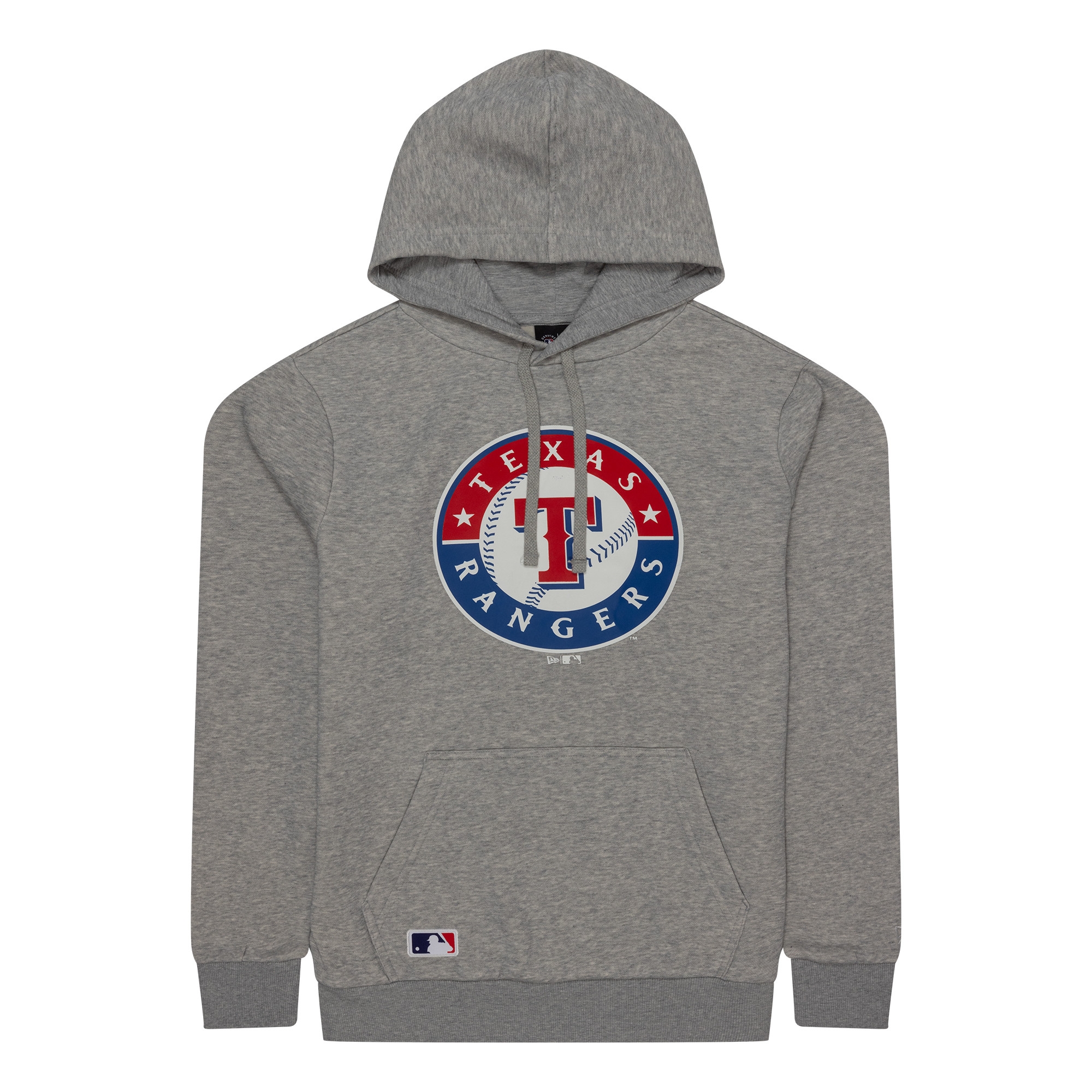Texas Rangers Team Logo New Era MLB Hoodie Grau