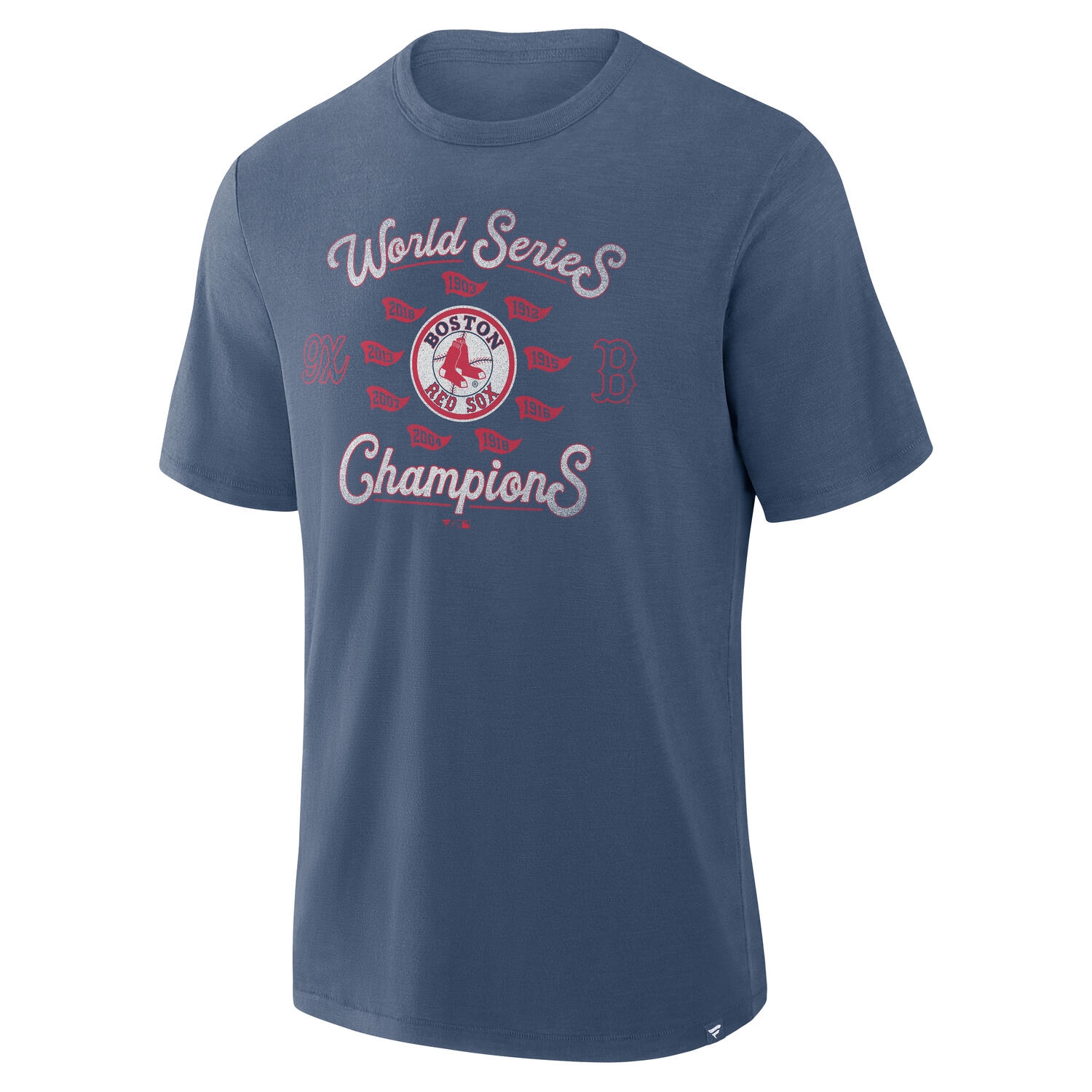 Boston Red Sox Retro Stadium Slub MLB T-Shirt Navy