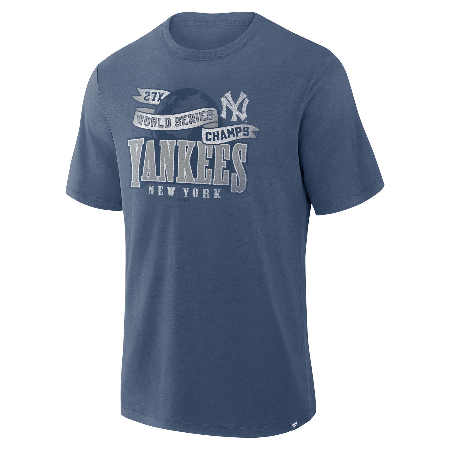 New York Yankees Retro Stadium Slub MLB T-Shirt Navy