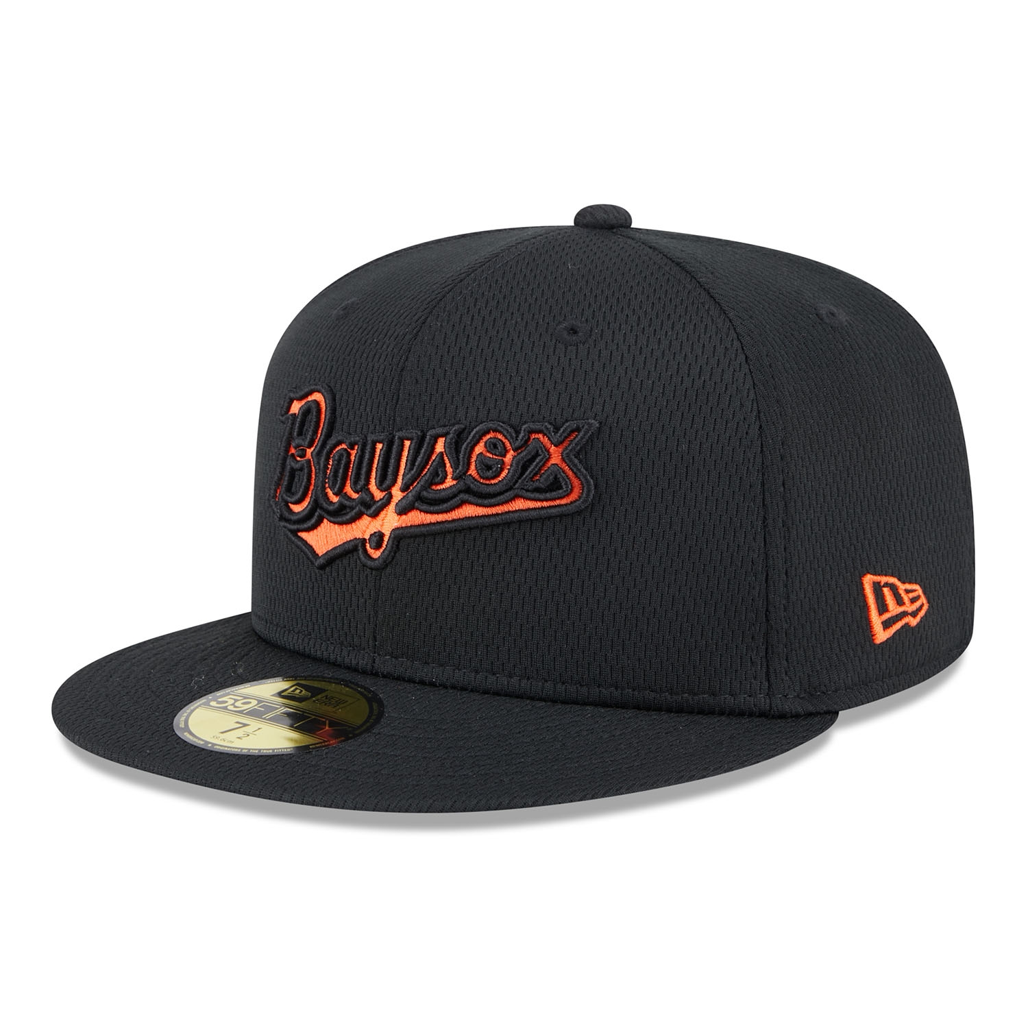 Chesapeake Baysox MiLB Batting Practice Authentic 59FIFTY Fitted Cap Schwarz