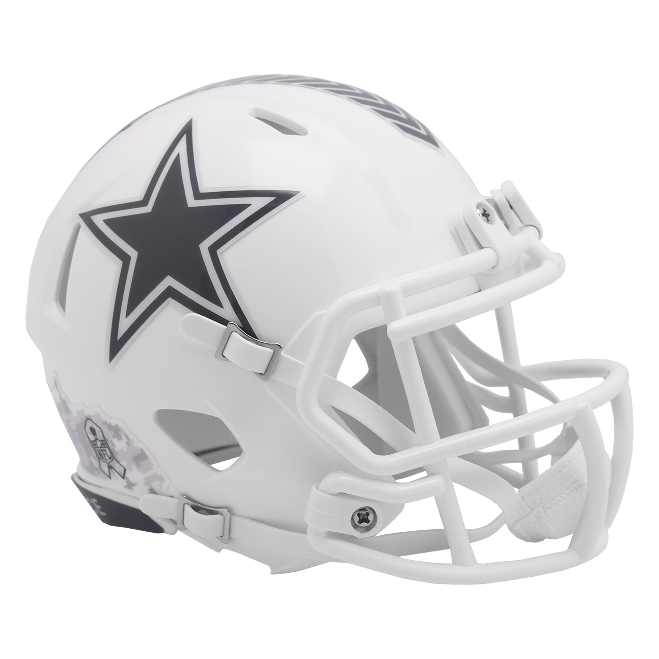 Dallas Cowboys 2024 Salute to Service NFL Speed Mini Helm
