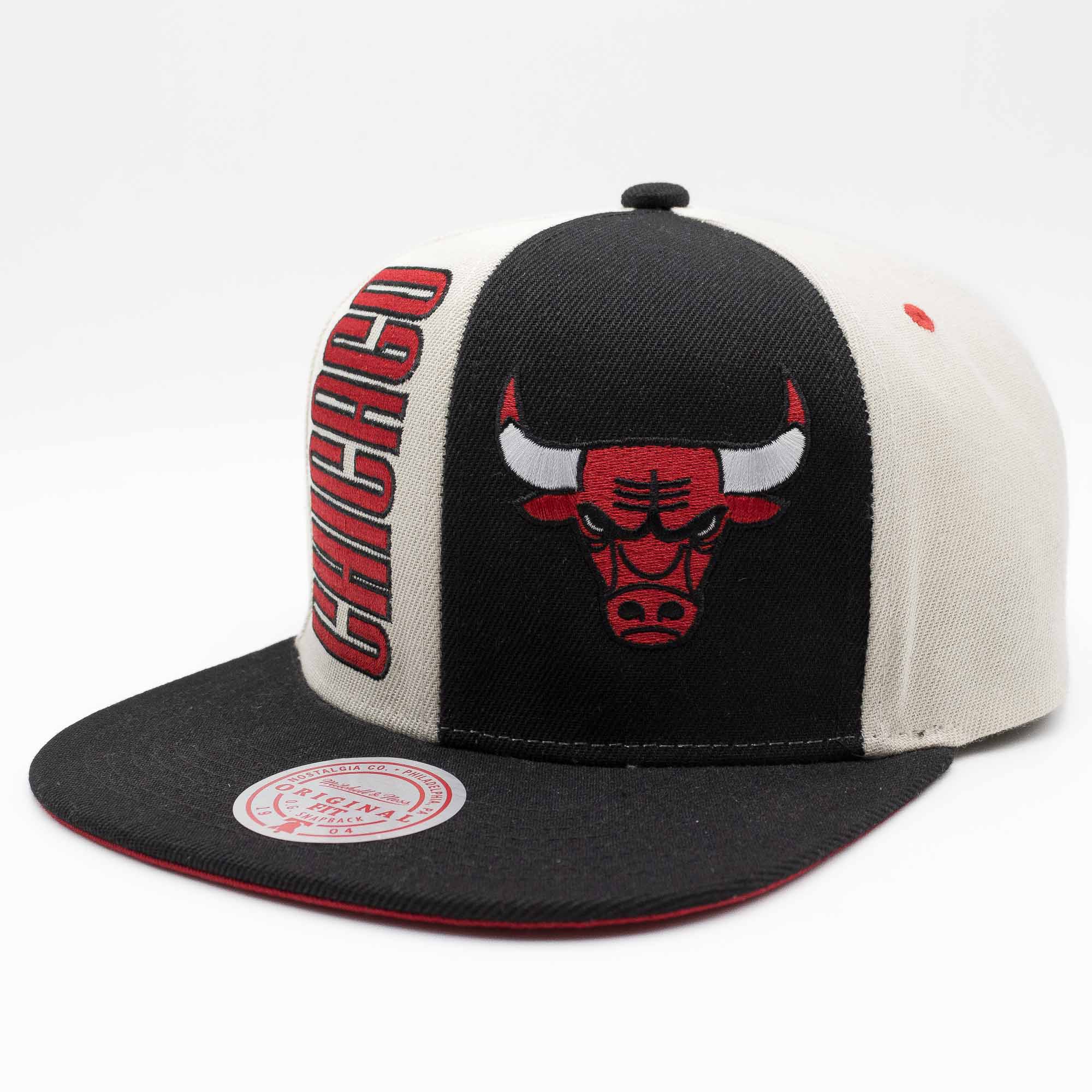 Chicago Bulls Pop Panel Mitchell & Ness Snapback NBA Cap